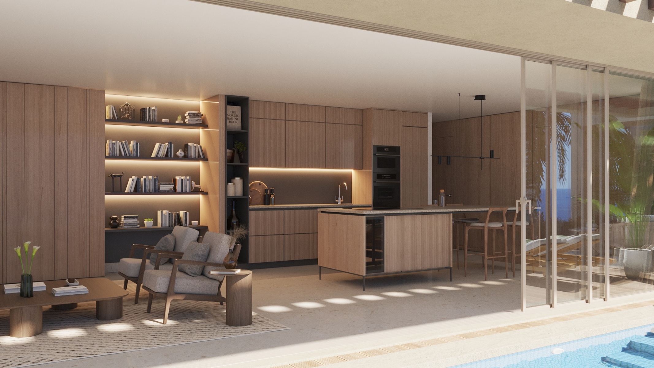  Contemporary villa with sea views in Rokabella, South Tenerife - 物件實景