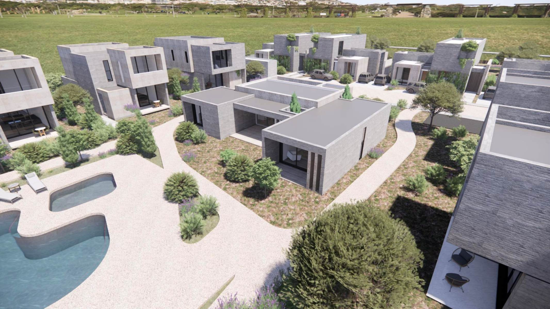  Three Bedroom Modern VIlla in Pafos - 物件實景