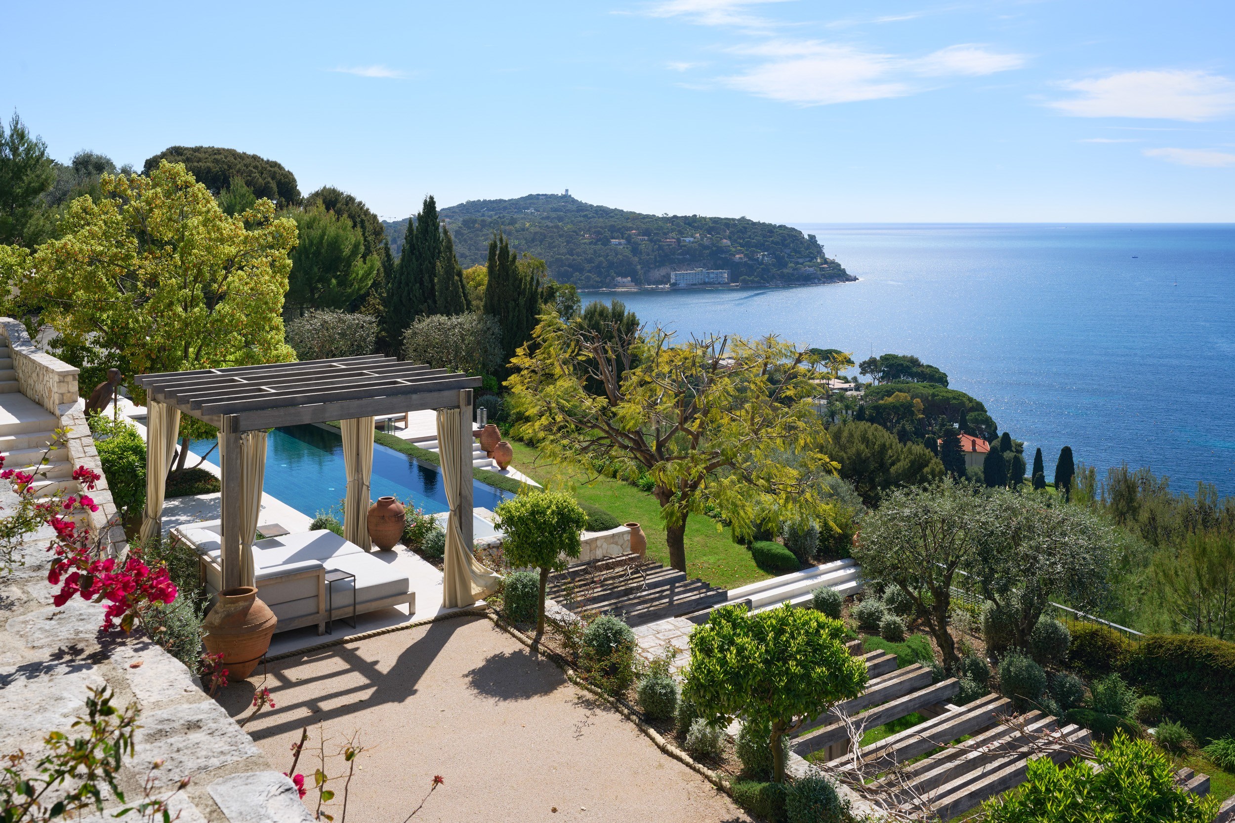  Villefranche-sur-Mer contemporary estate with panoramic sea views over the bay - 物件實景