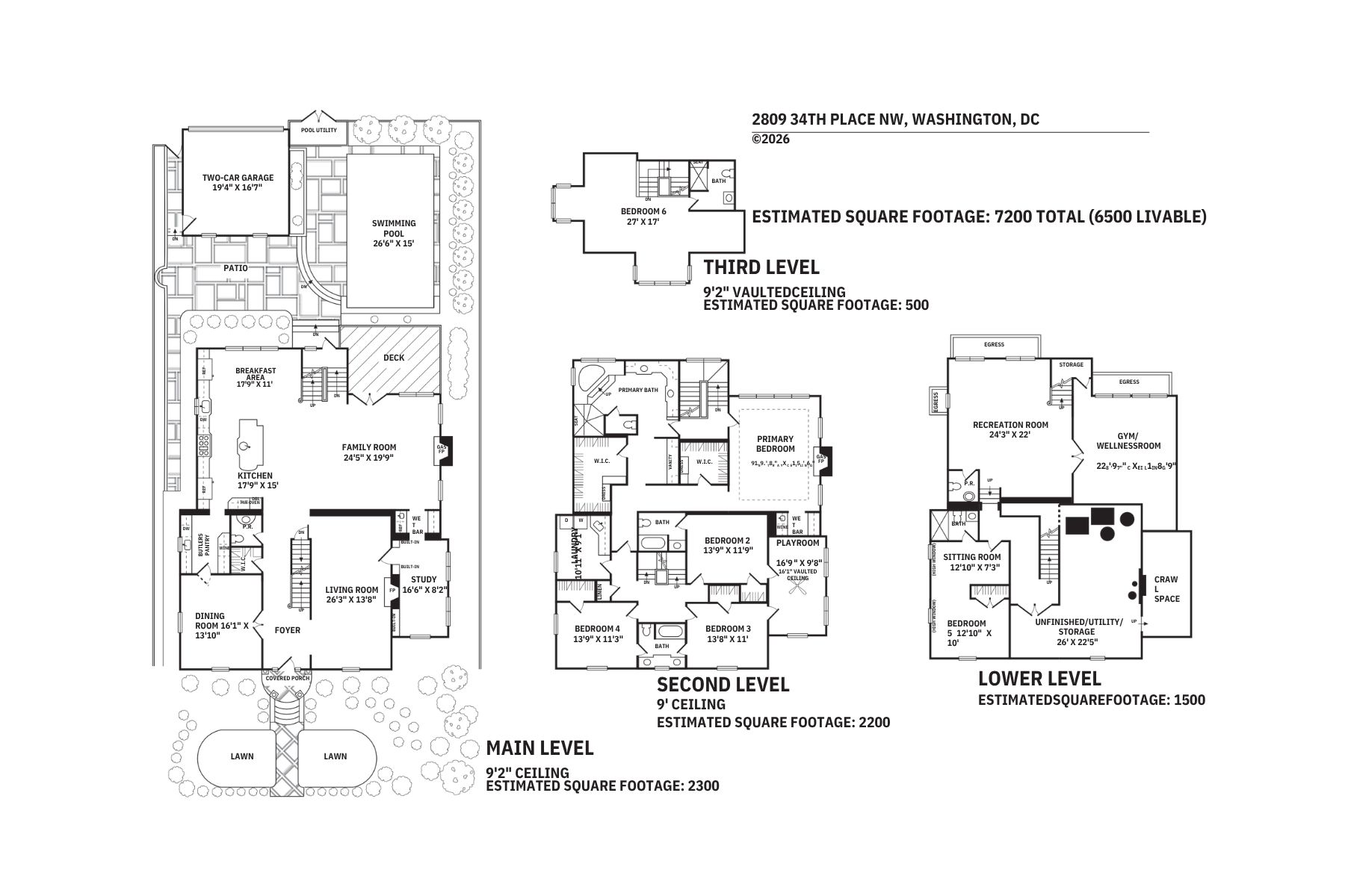  2809 34th Place NW, Washington, DC, 20007 - 物件實景