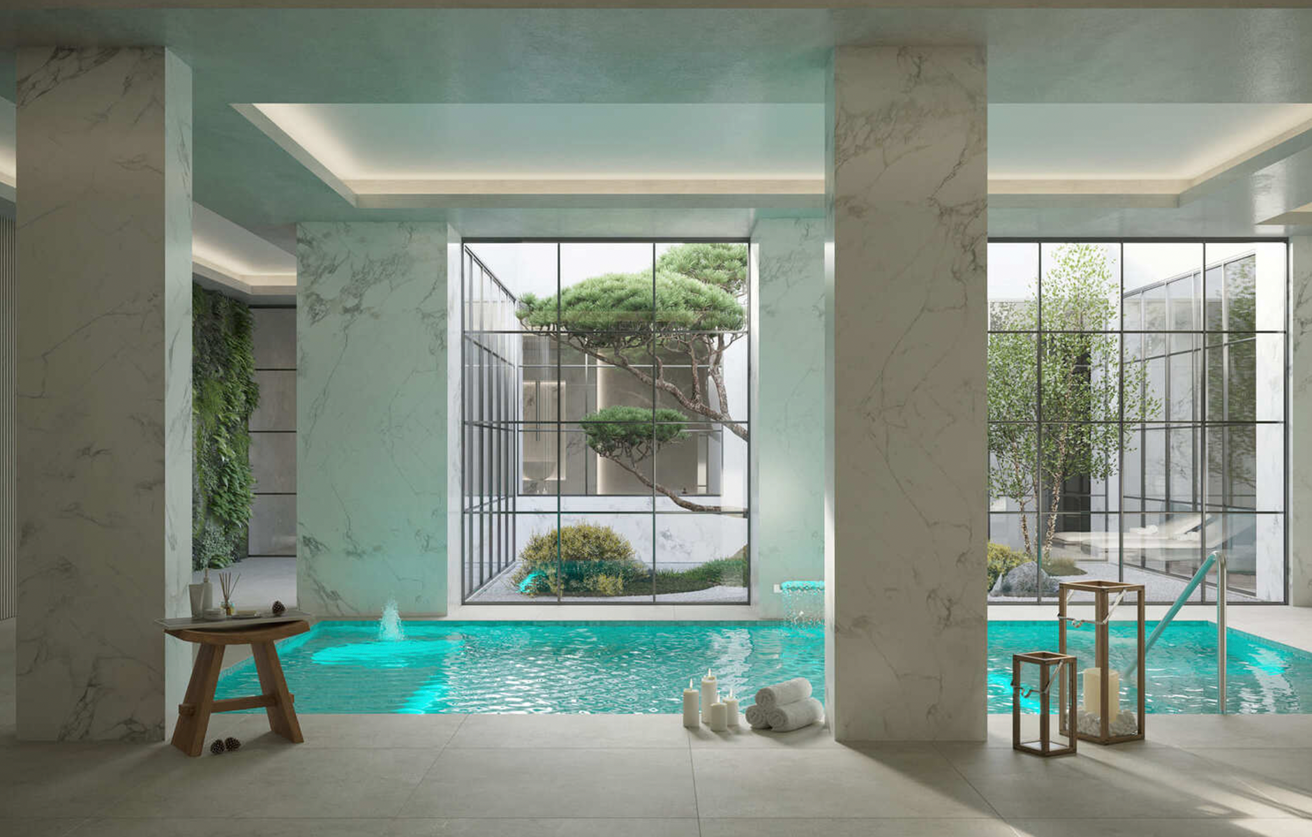 Duplex penthouse with private pool on the beachfront in Malaga