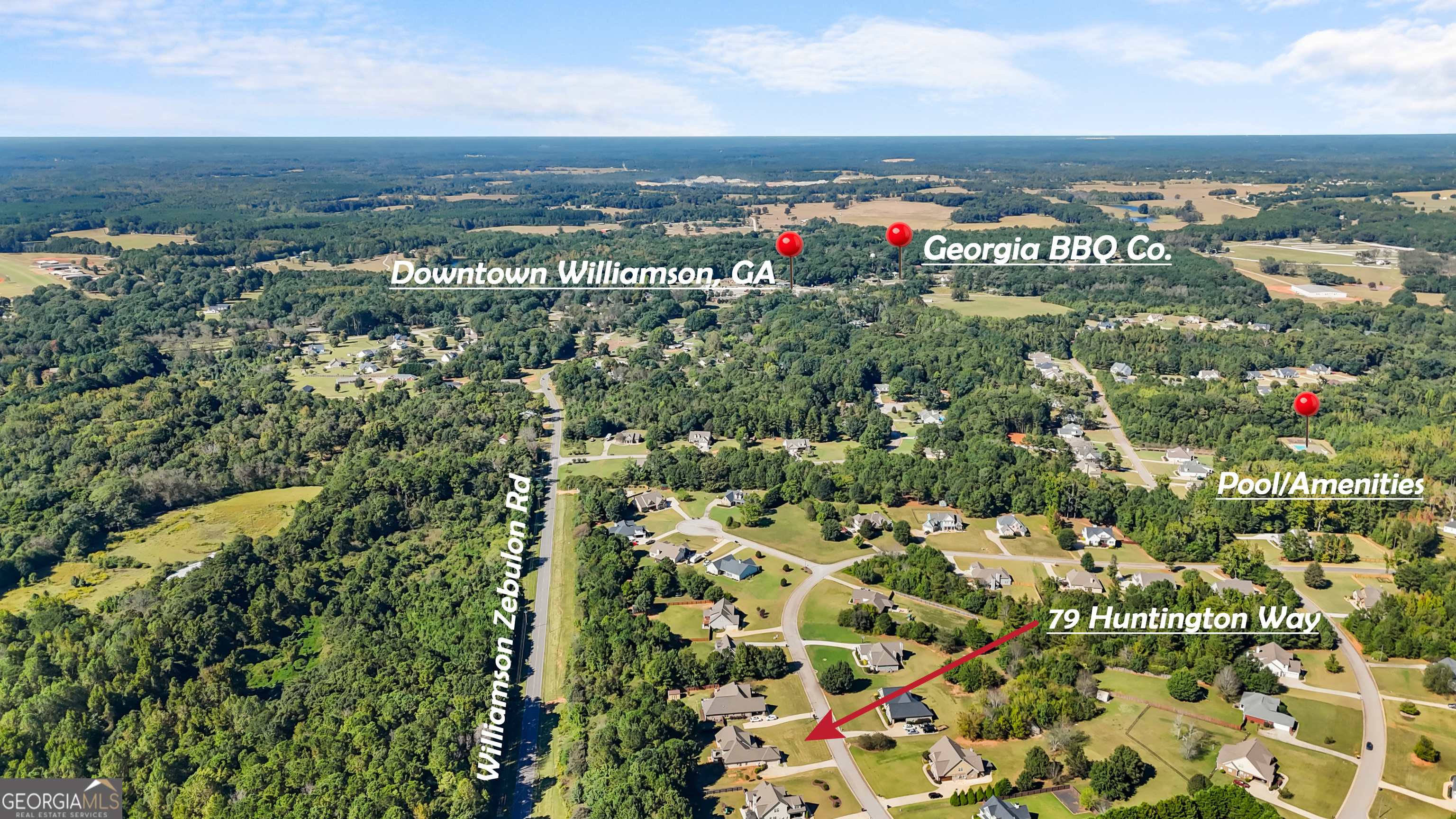 Williamson, Georgia, 30292, United States, 5 Bedrooms Bedrooms, ,4 BathroomsBathrooms,Residential,For Sale,1981614