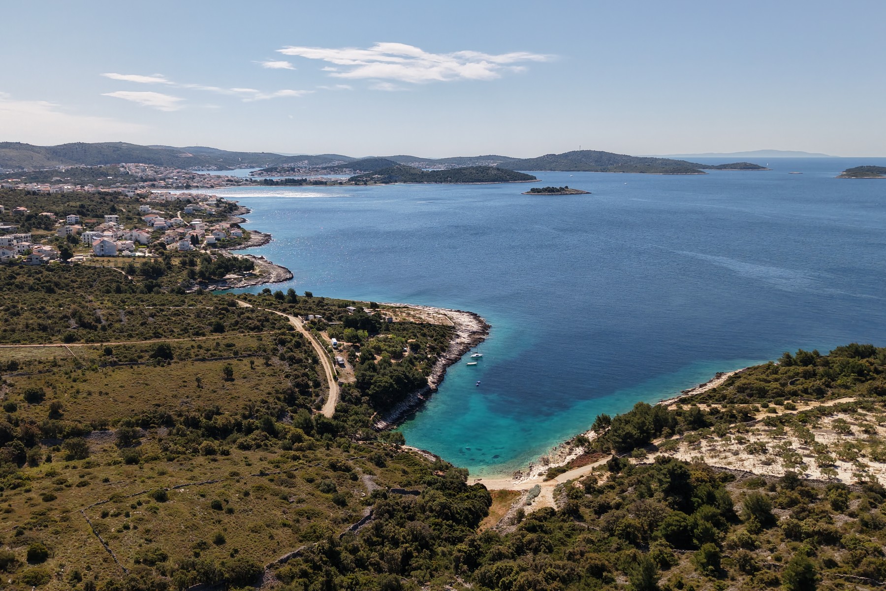  Exceptional seafront plot with permit near Rogoznica - 物件實景