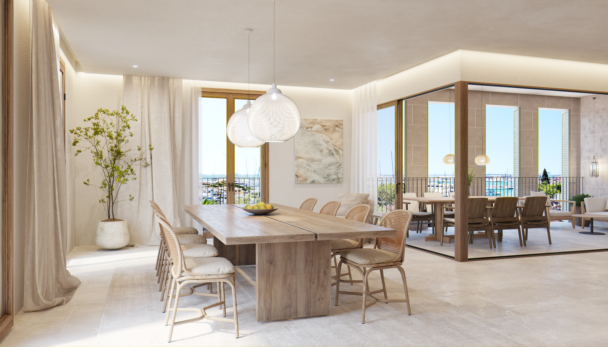  Exclusive penthouse with terrace and sea views in Palma - 物件實景