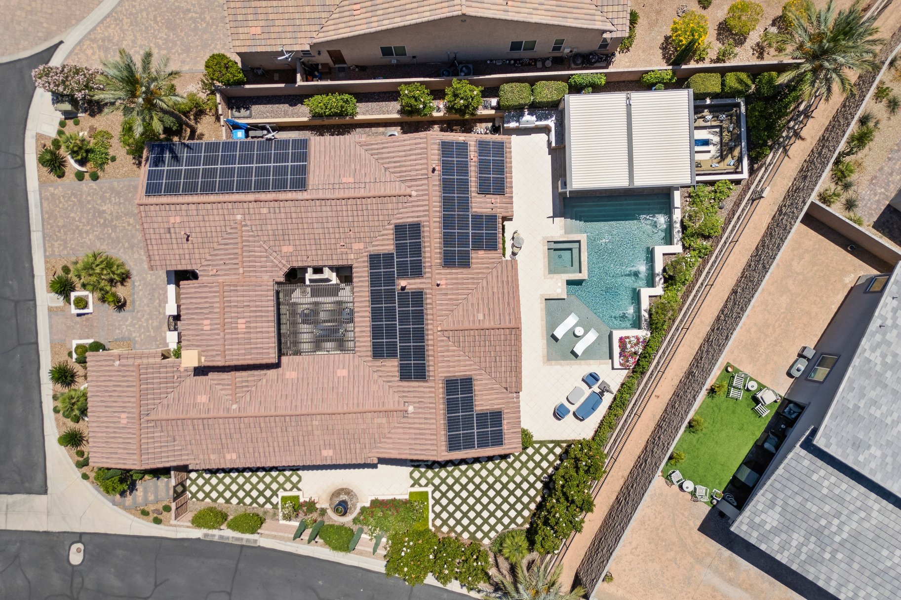  DESIGNER DREAM OASIS IN GATED LAKE LAS VEGAS, FURNISHED TURN-KEY - 物件實景