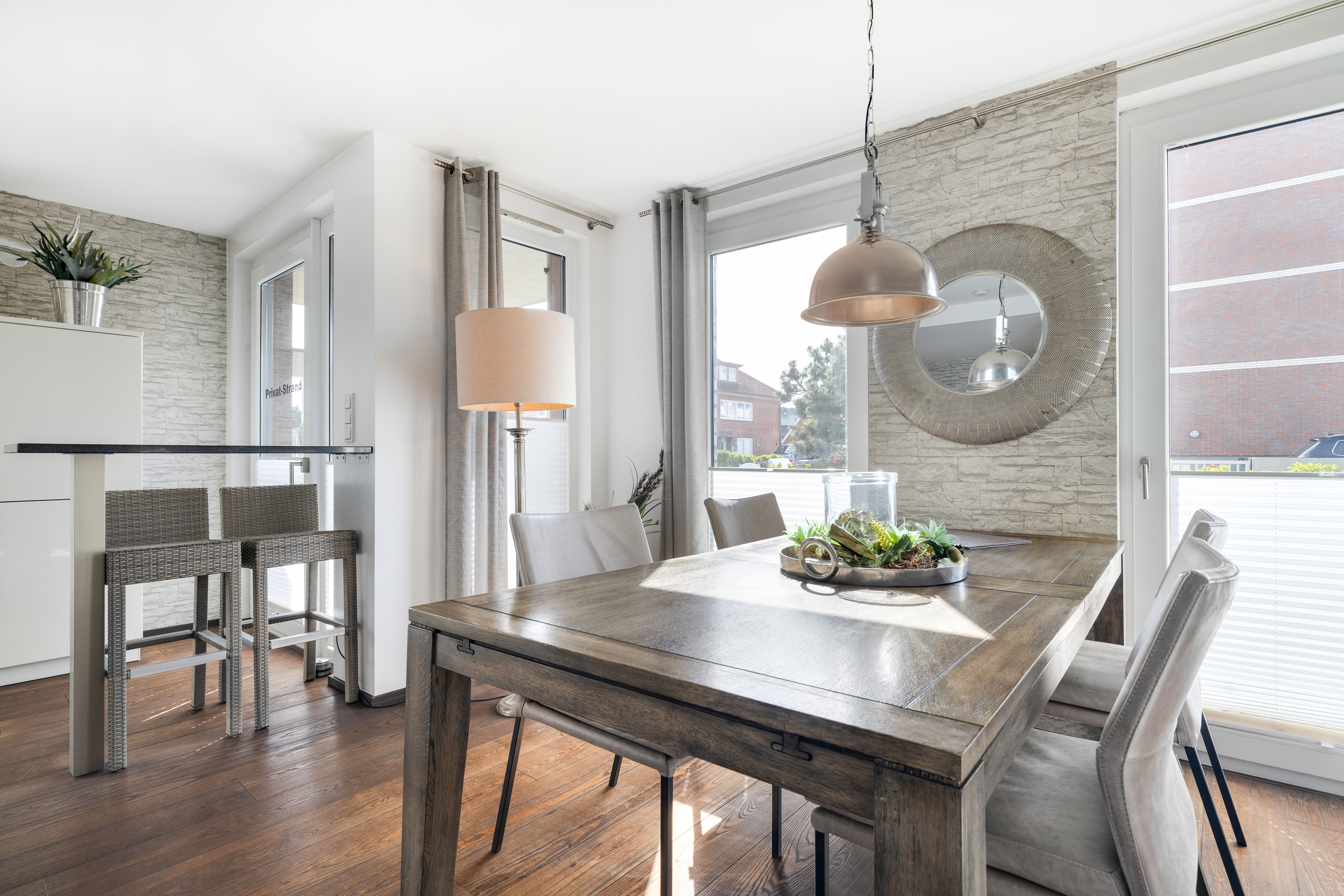  Villa Strauch: Großzügige 3-Zimmer-Wohnung mit Terrasse in Strandnähe von Wes... - 物件實景