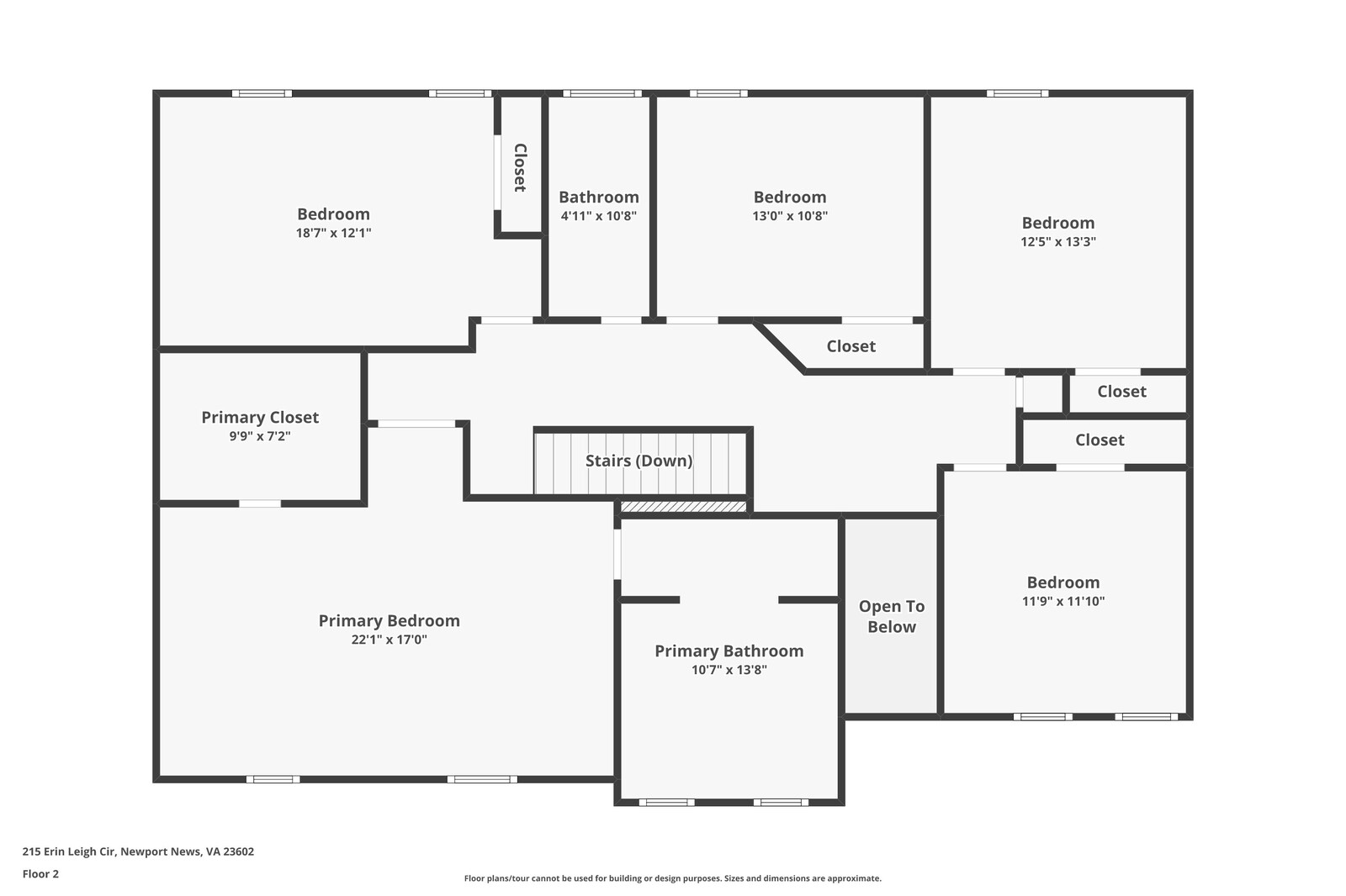 Newport News, Virginia, 23602-8360, United States, 5 Bedrooms Bedrooms, ,3 BathroomsBathrooms,Residential,For Sale,1938191