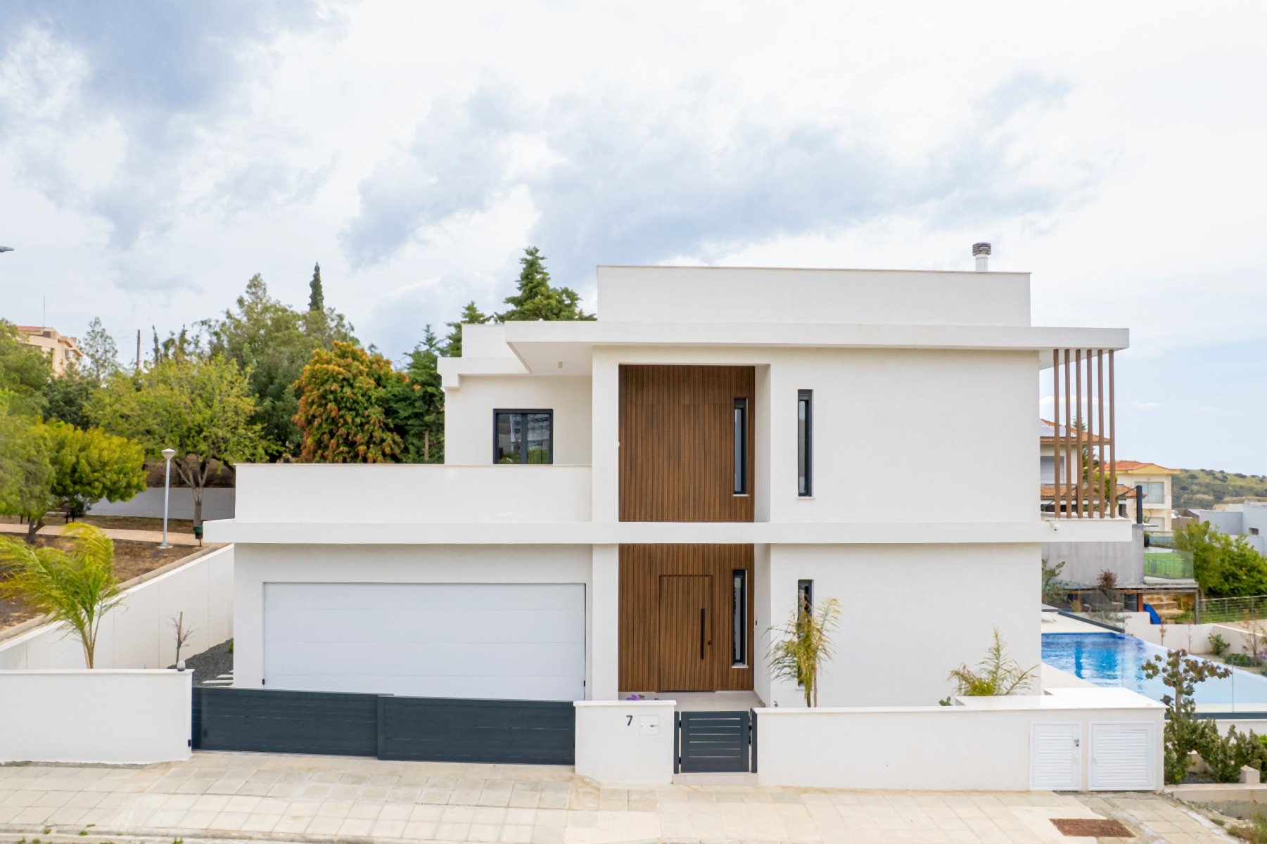  Five Bedroom Modern Sea View Villa with Private Pool in Limassol - 物件實景