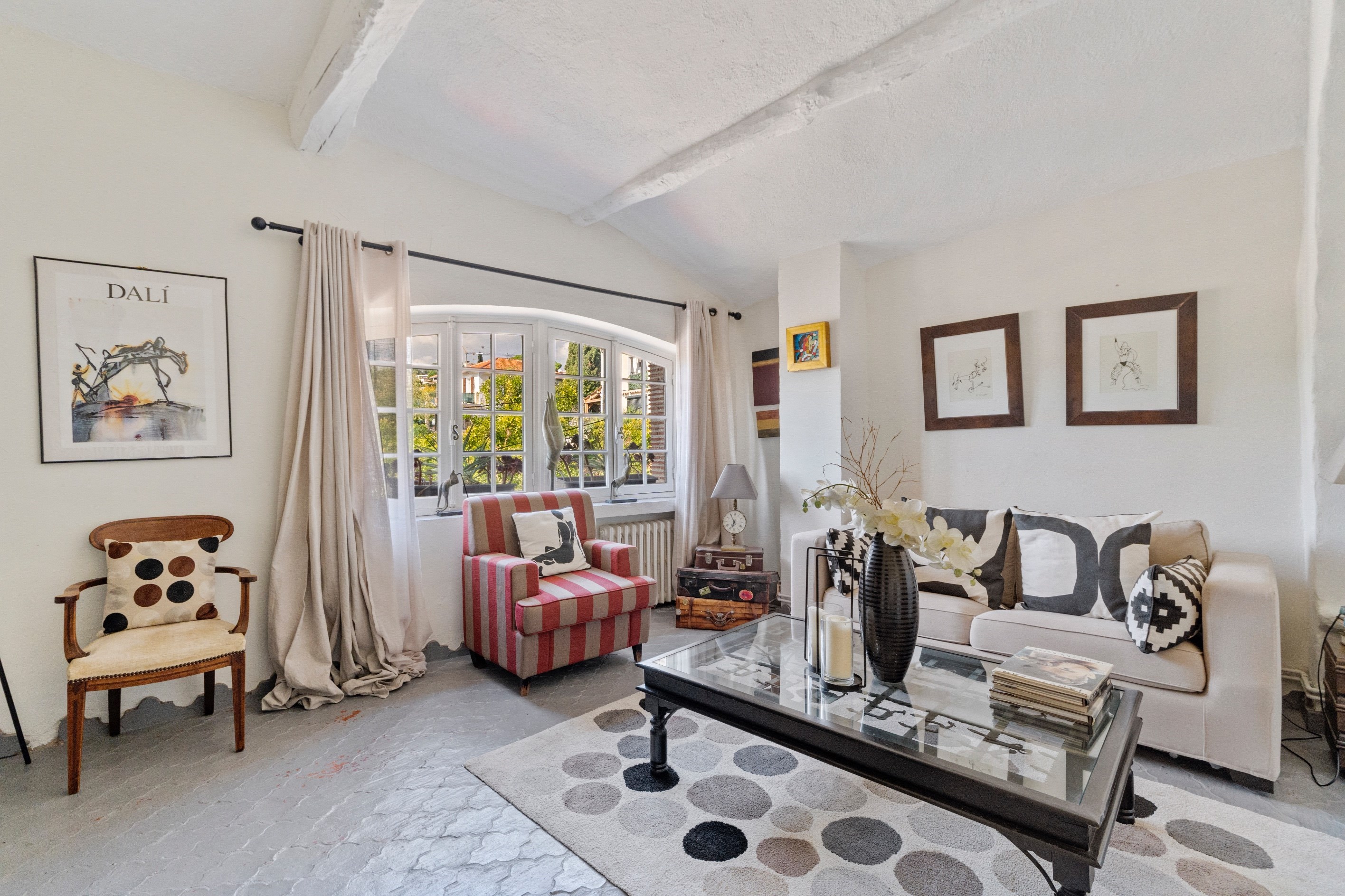  Exceptional stone bastide in Biot with pool and sea views - 物件實景