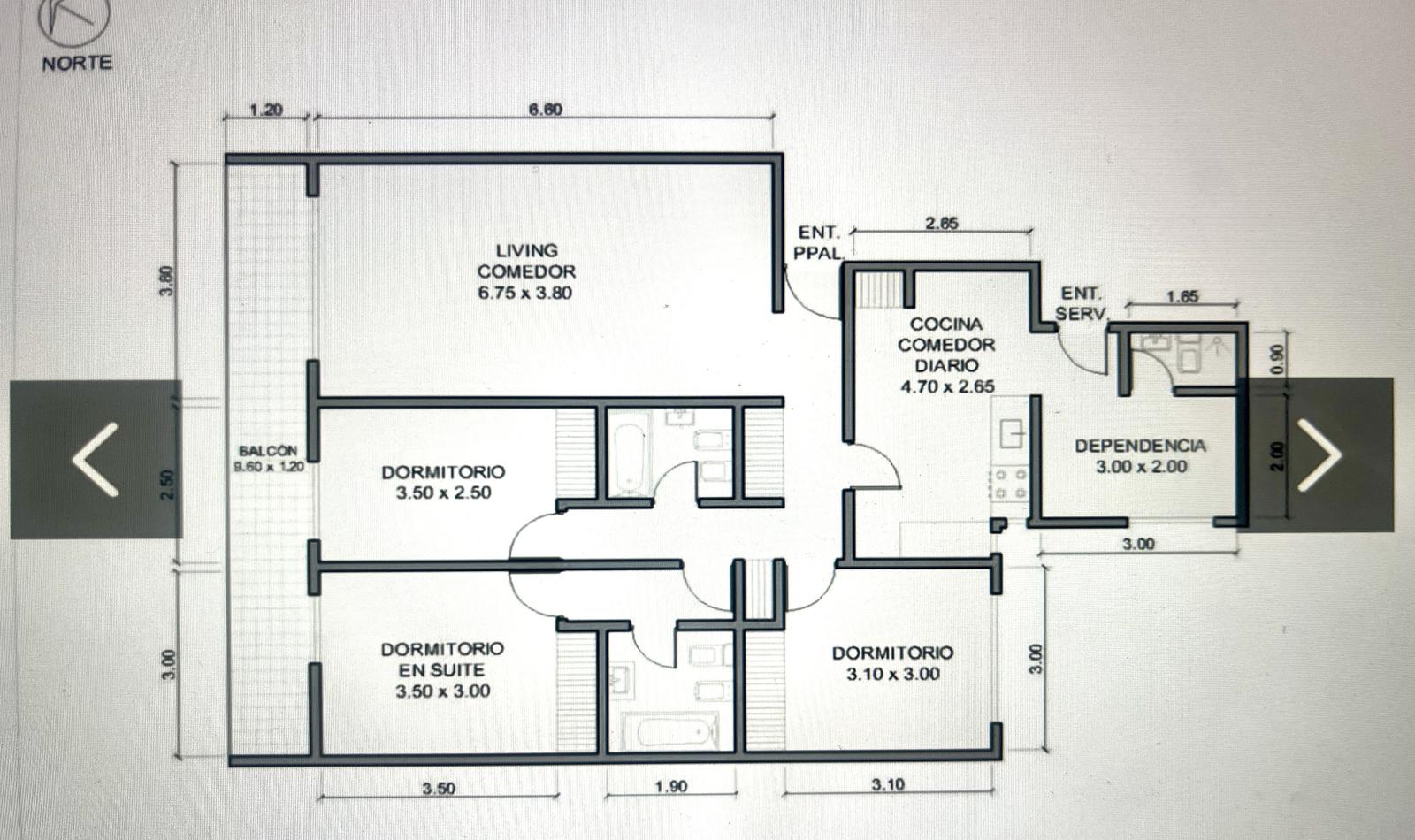 Palermo, AR-C, AR, 3 Bedrooms Bedrooms, ,2 BathroomsBathrooms,Residential,For Sale,1885865