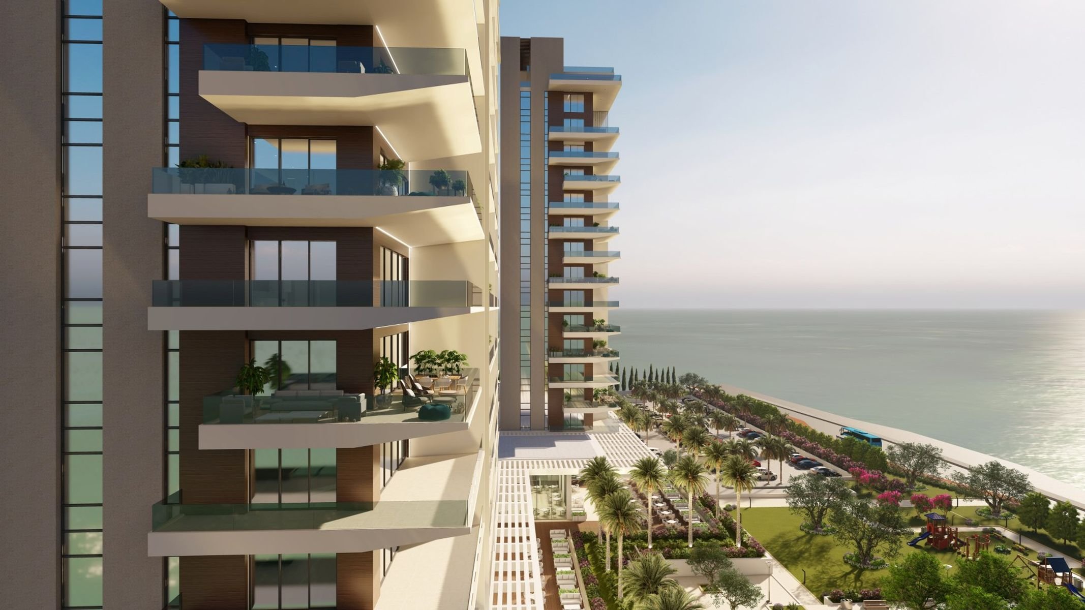  4 Bedroom Apartment with Sweeping Sea Views from the 12th Floor in Pafos - 物件實景