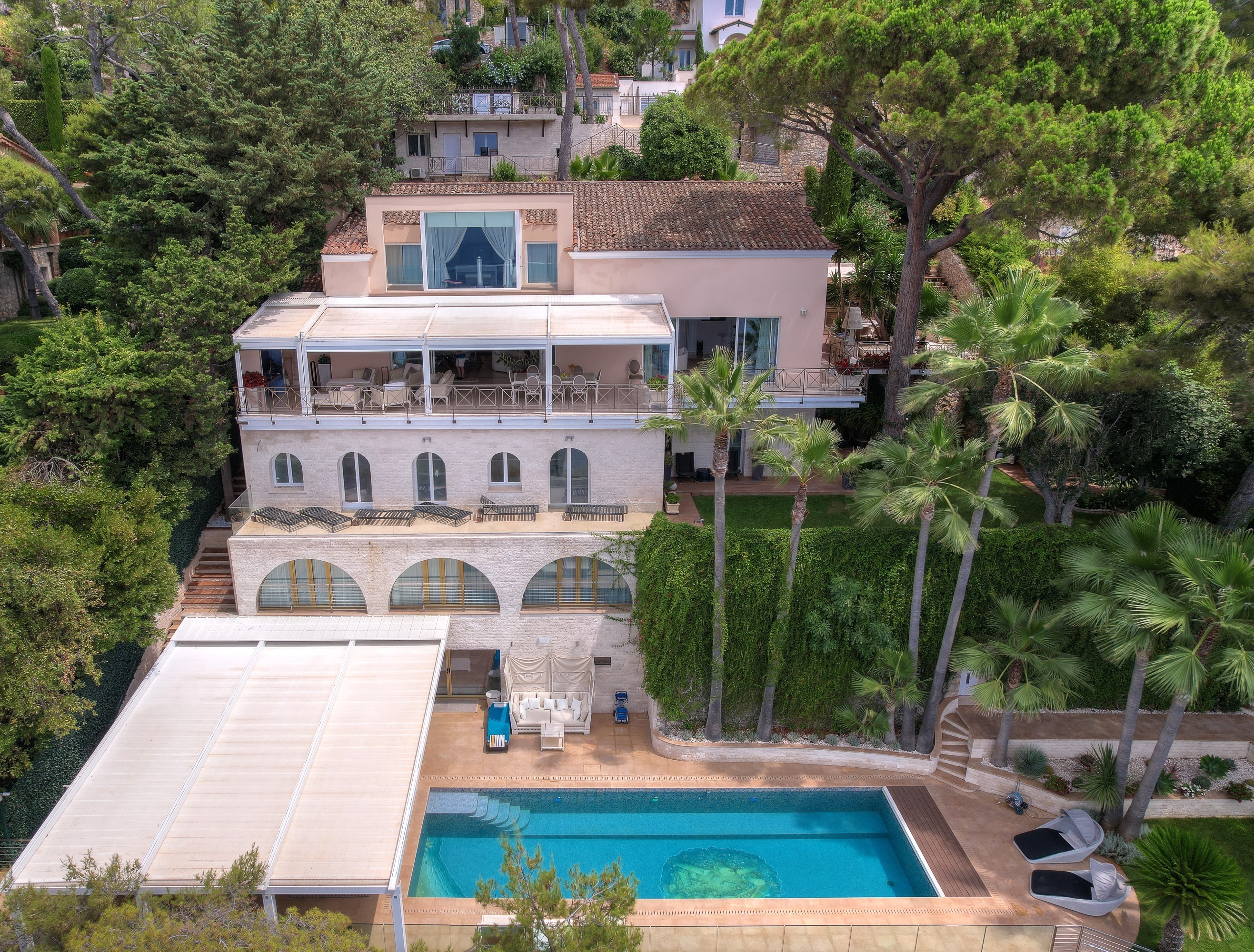  Waterfront luxury villa with panoramic sea views in Saint-Jean-Cap-Ferrat near … - 物件實景