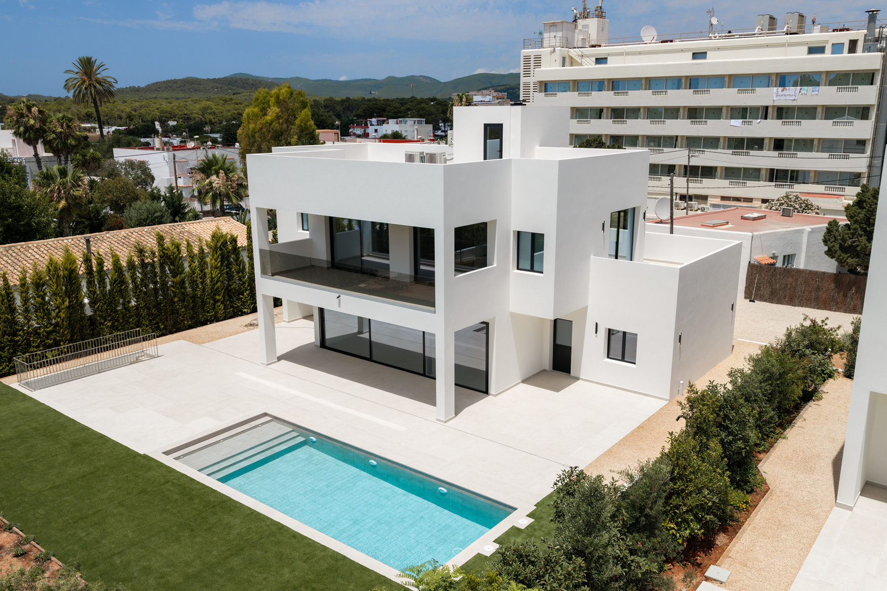  Brand new villa with 4 bedrooms in Santa Eulalia, Ibiza - 物件實景