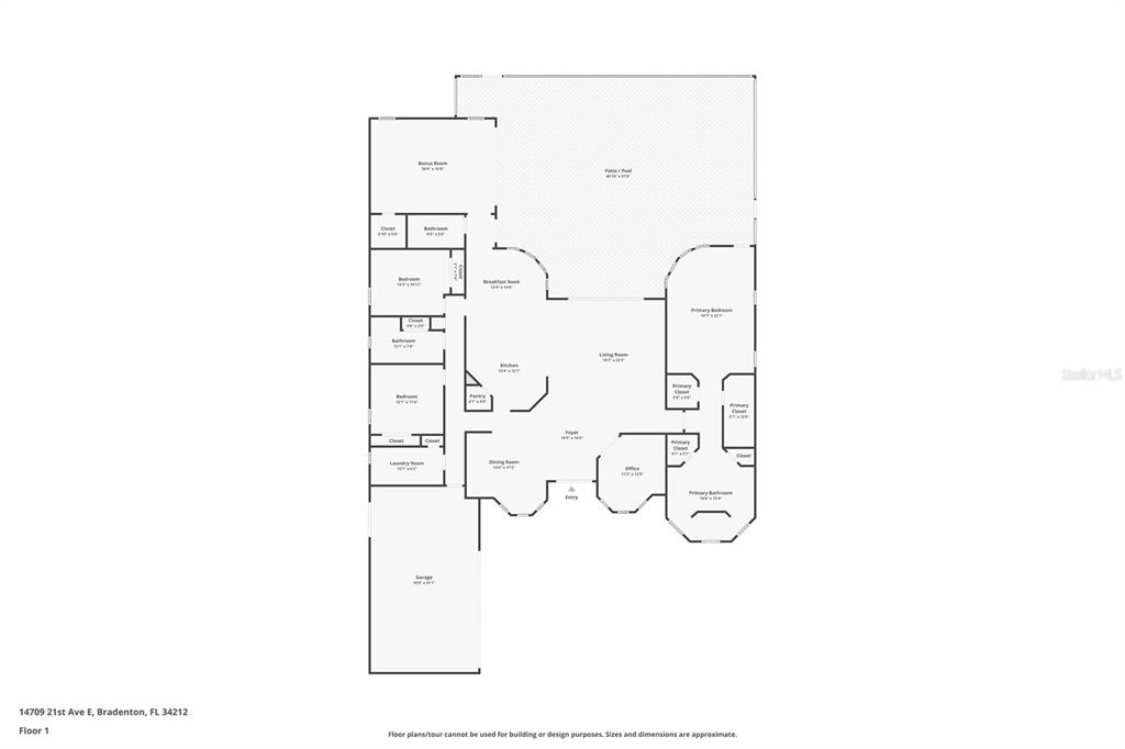 Bradenton, Florida, 34212, United States, 4 Bedrooms Bedrooms, ,3 BathroomsBathrooms,Residential,For Sale,1991075