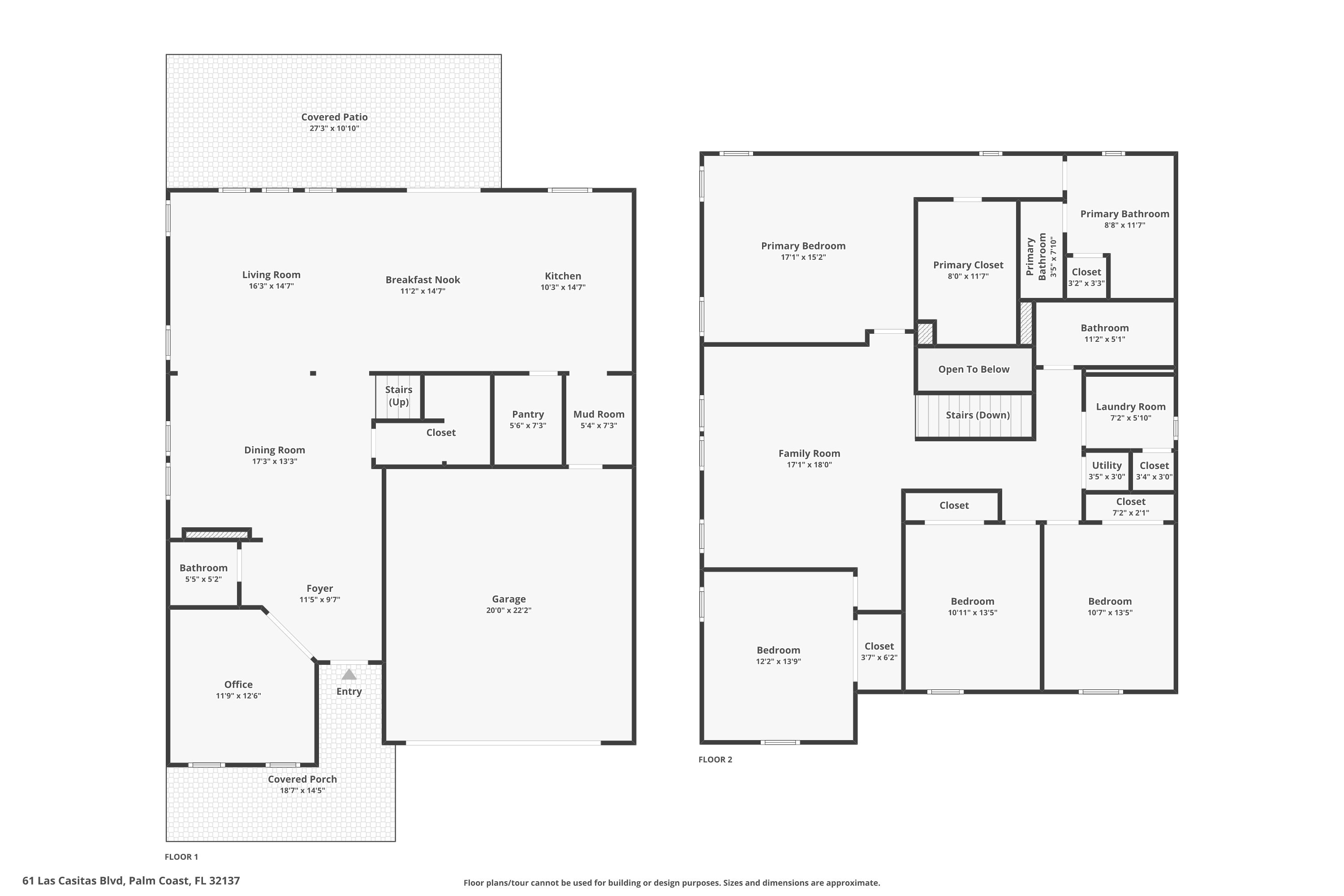  61 Las Casitas Boulevard, Palm Coast, FL, 32137 - 物件實景