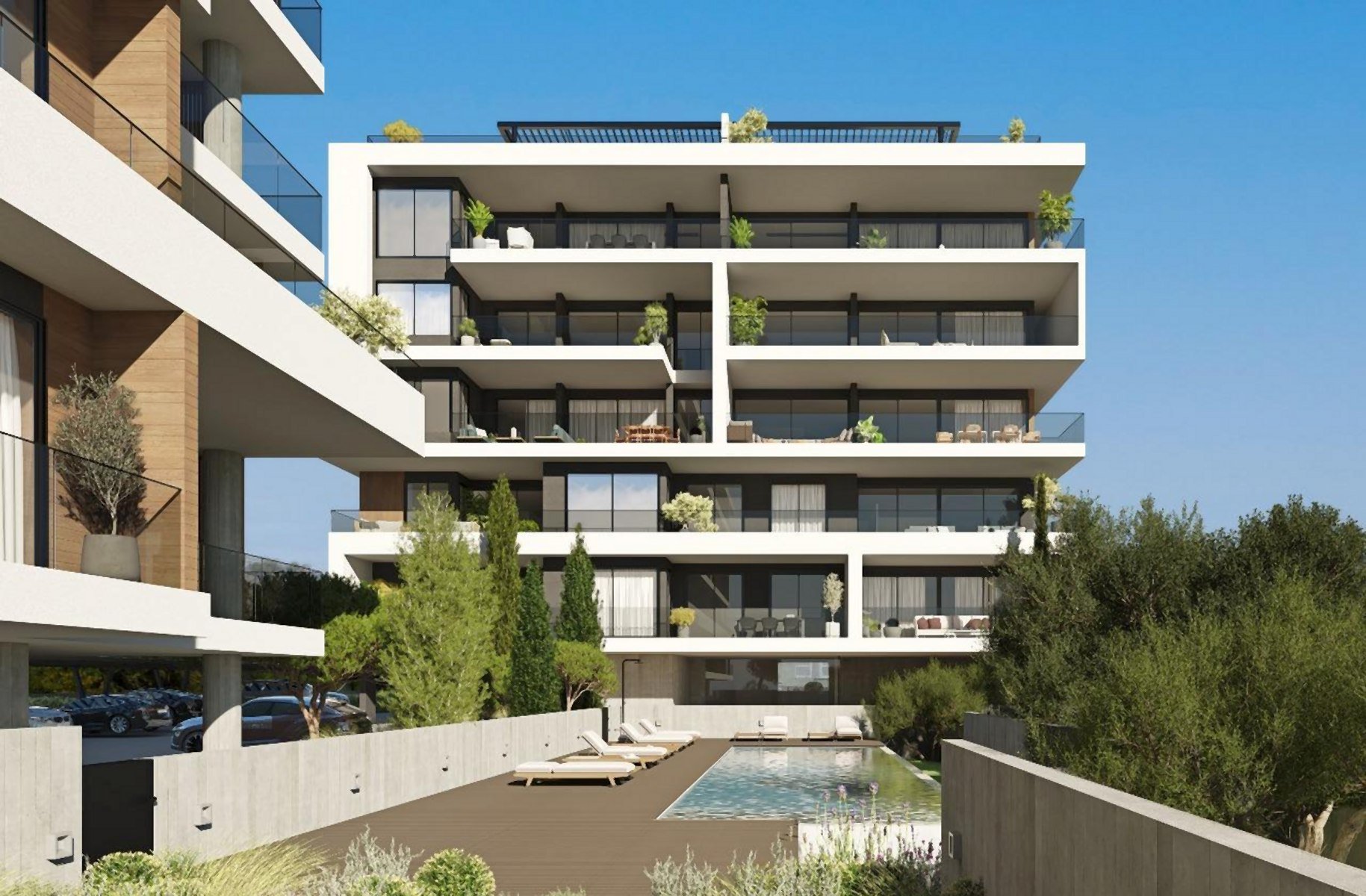  2 Bedroom Modern Sea View Apartment in Agios Athanasios, Limassol - 物件實景