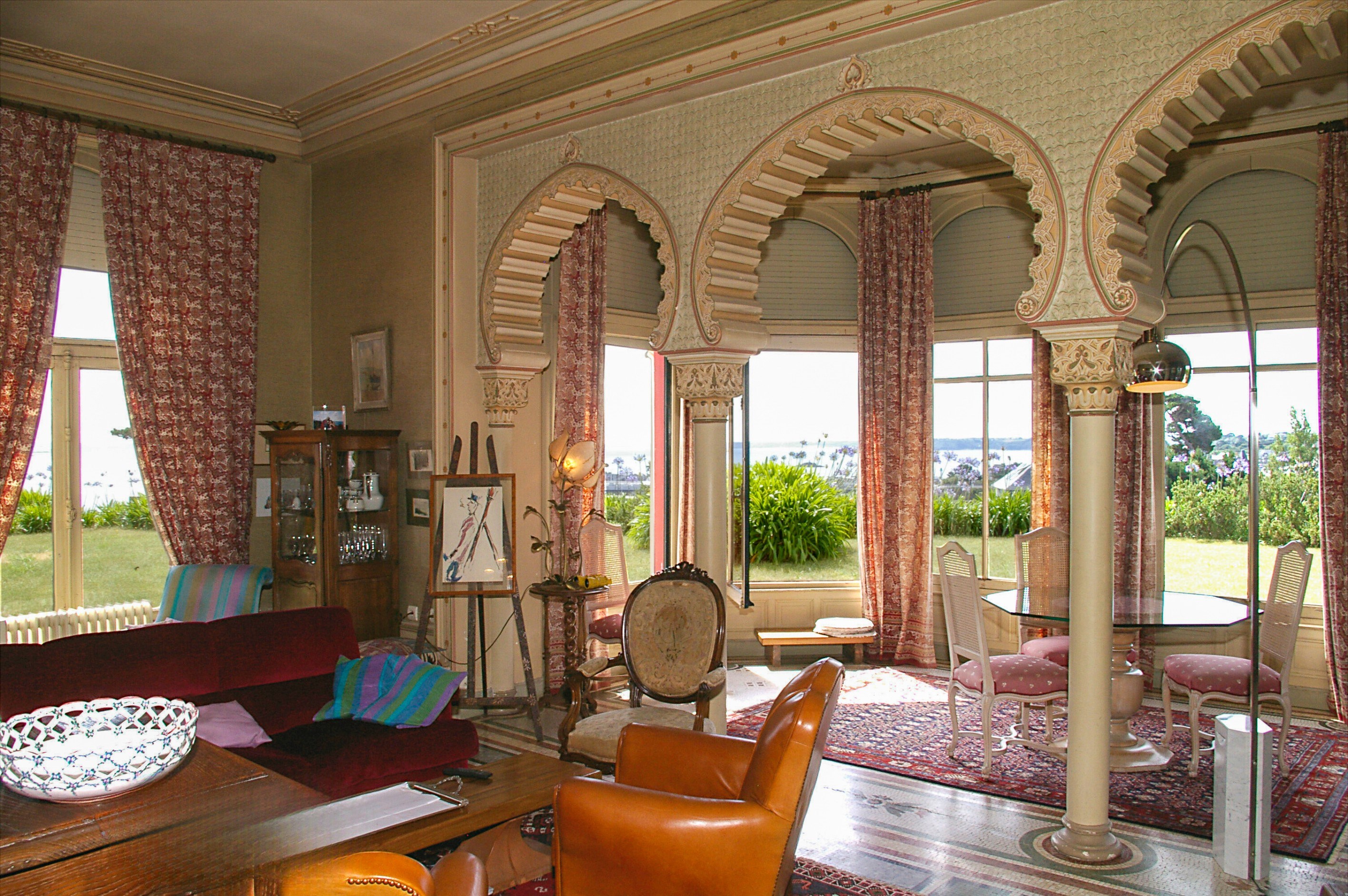  Stunning Villa built in an arabic style overlooking the sea at St Quay Portrieux - 物件實景