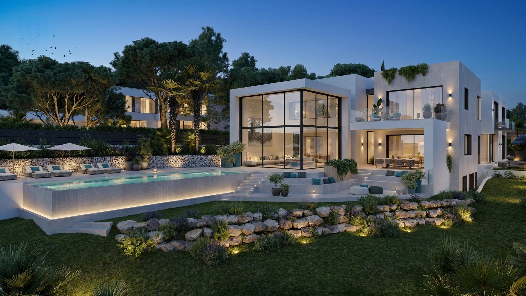  Contemporary villa with construction project and pool in Son Vida - 物件實景