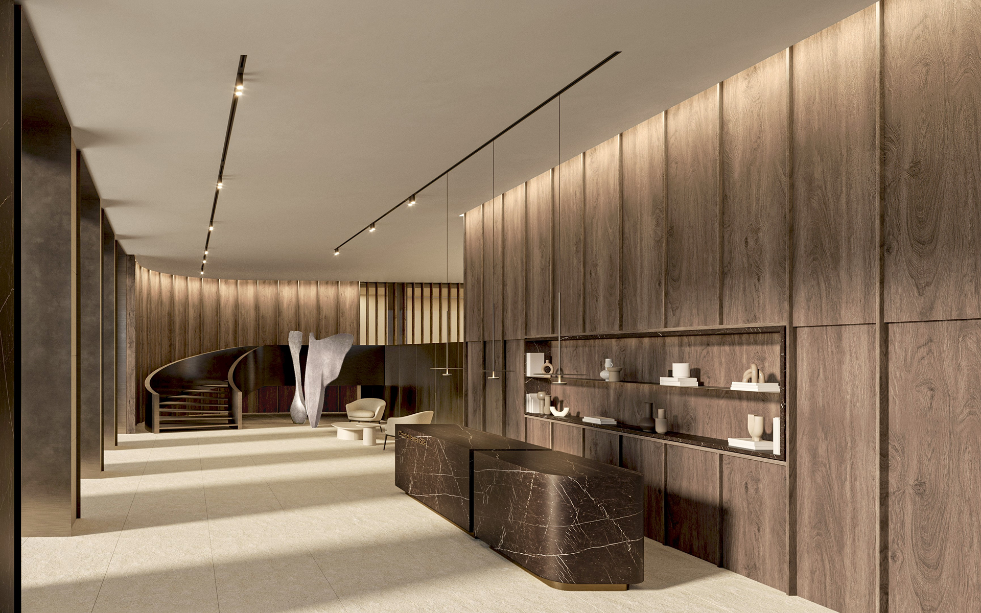  Newly built apartment in a cutting-edge building on Paseo de la Castellana. - 物件實景