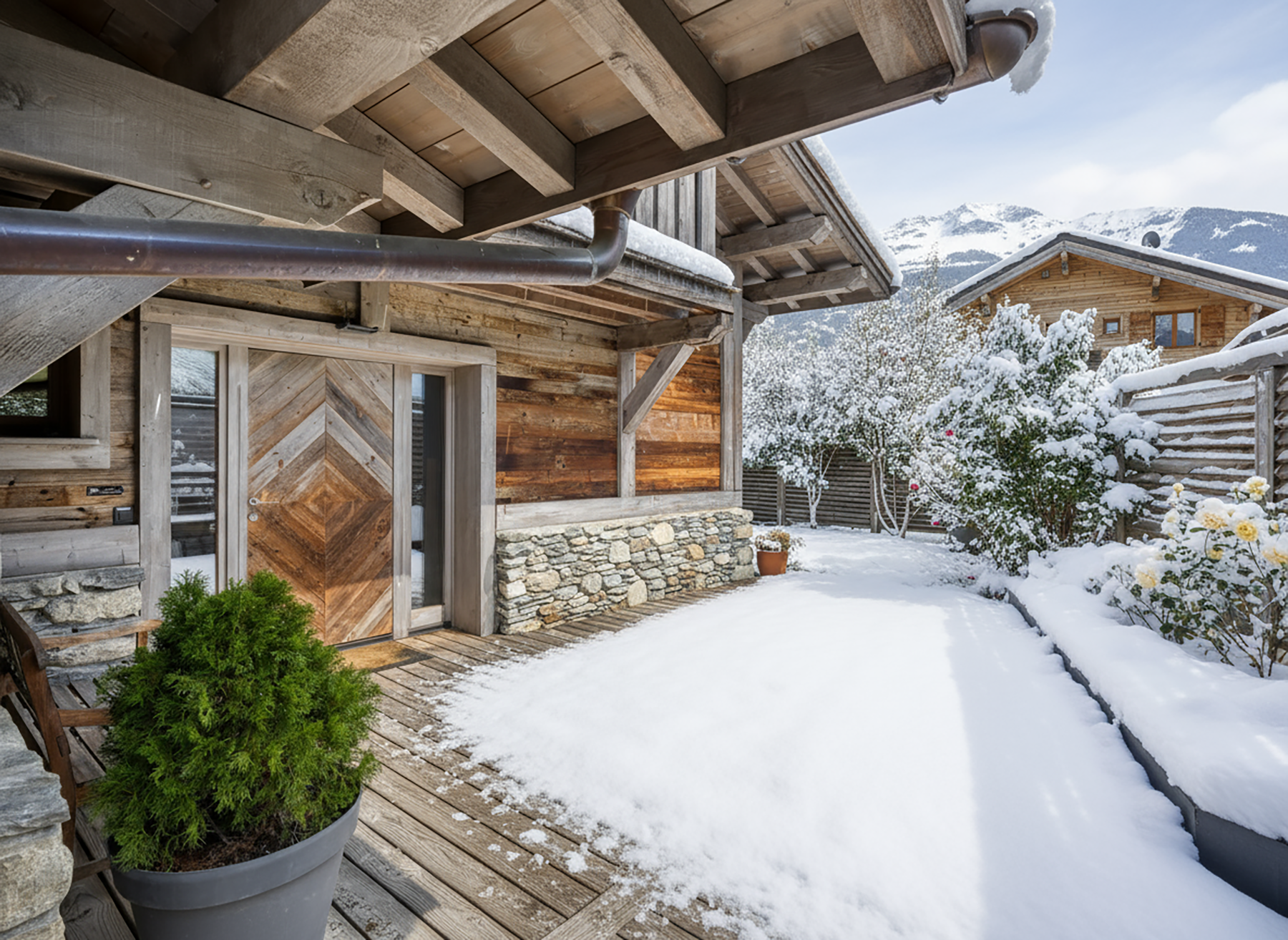  Chalet Éminence - Panoramic view in Saint-Gervais-les-Bains - 物件實景