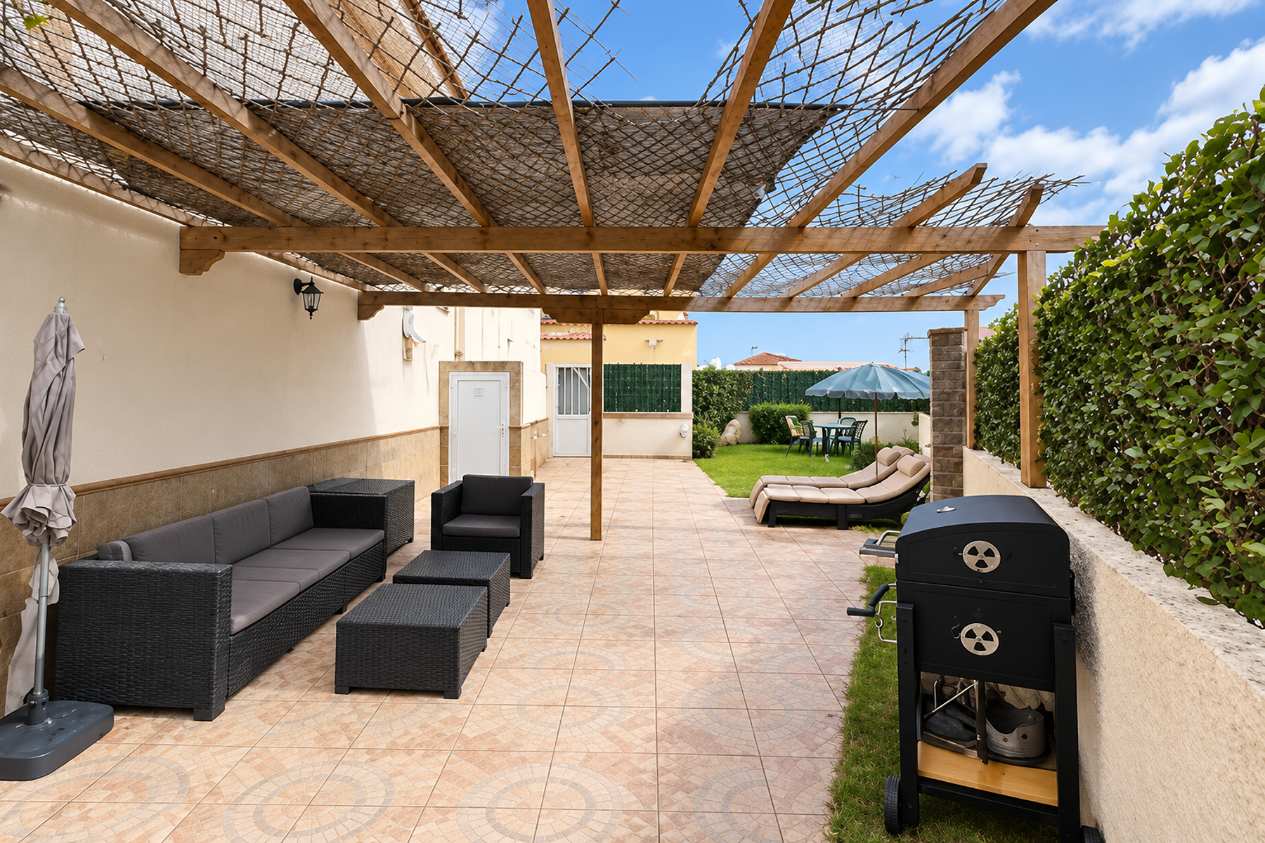  Semi-detached villa with garden, chill-out area & garage in Las Mesas - 物件實景