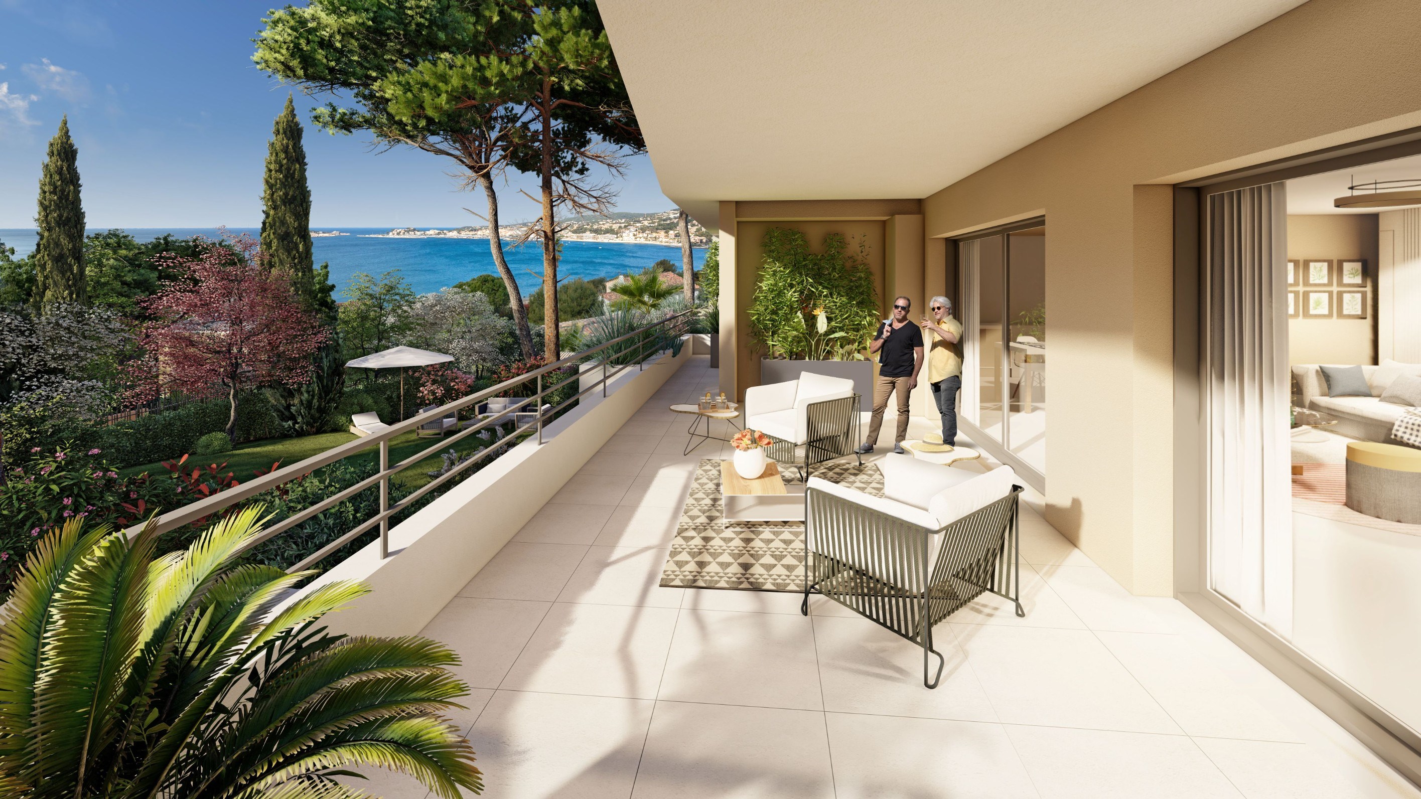  Sanary-sur-Mer – New Top-Floor Apartment with Sea View - 物件實景