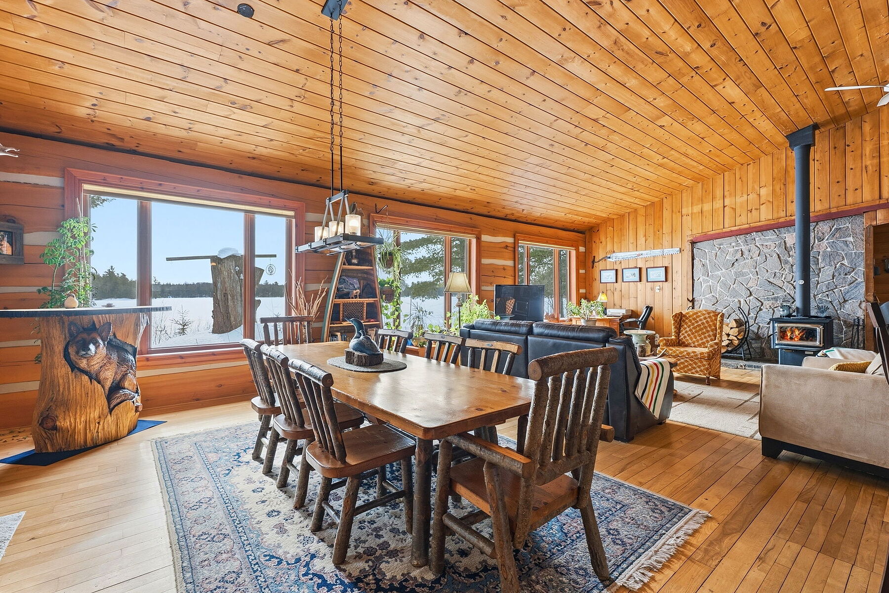  Meadow Lake Log Home - 物件實景