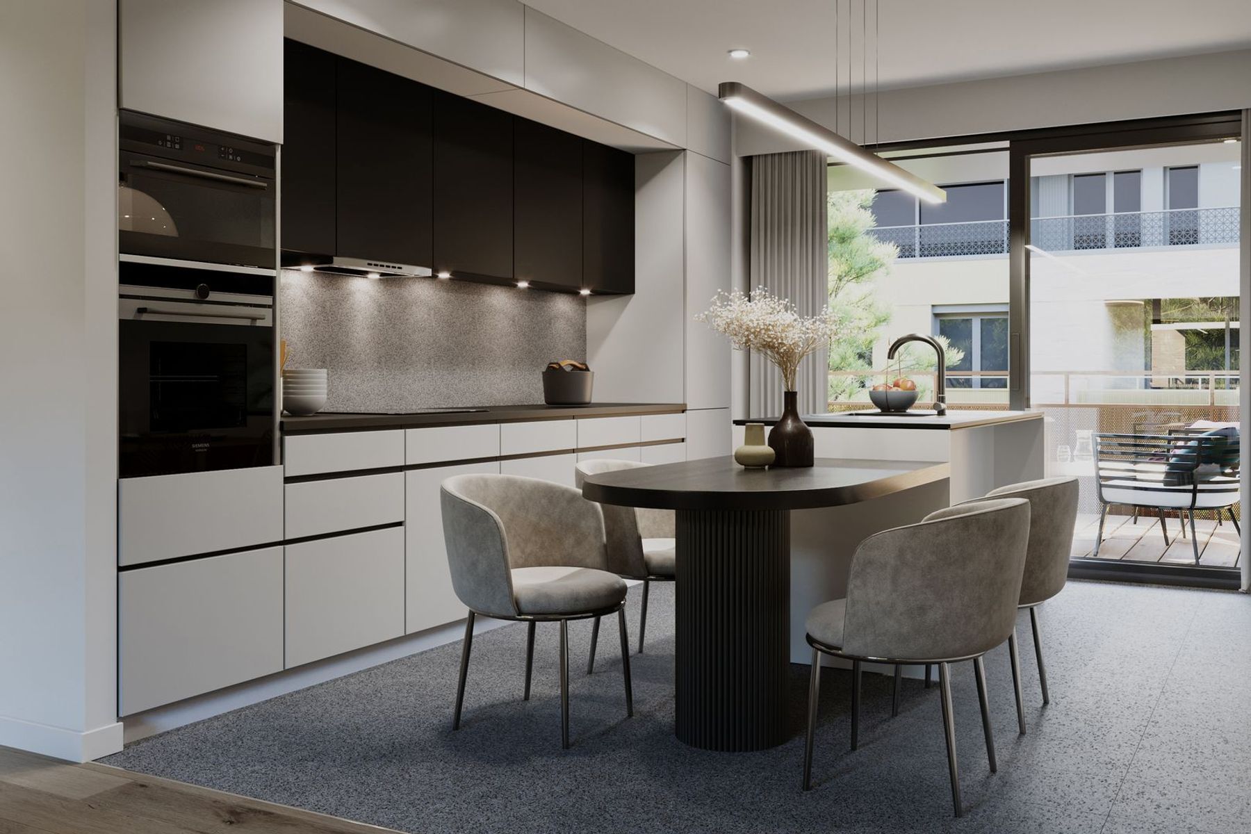  Contemporary 5.5 room penthouse with 2 terraces in the heart of Nyon - 物件實景