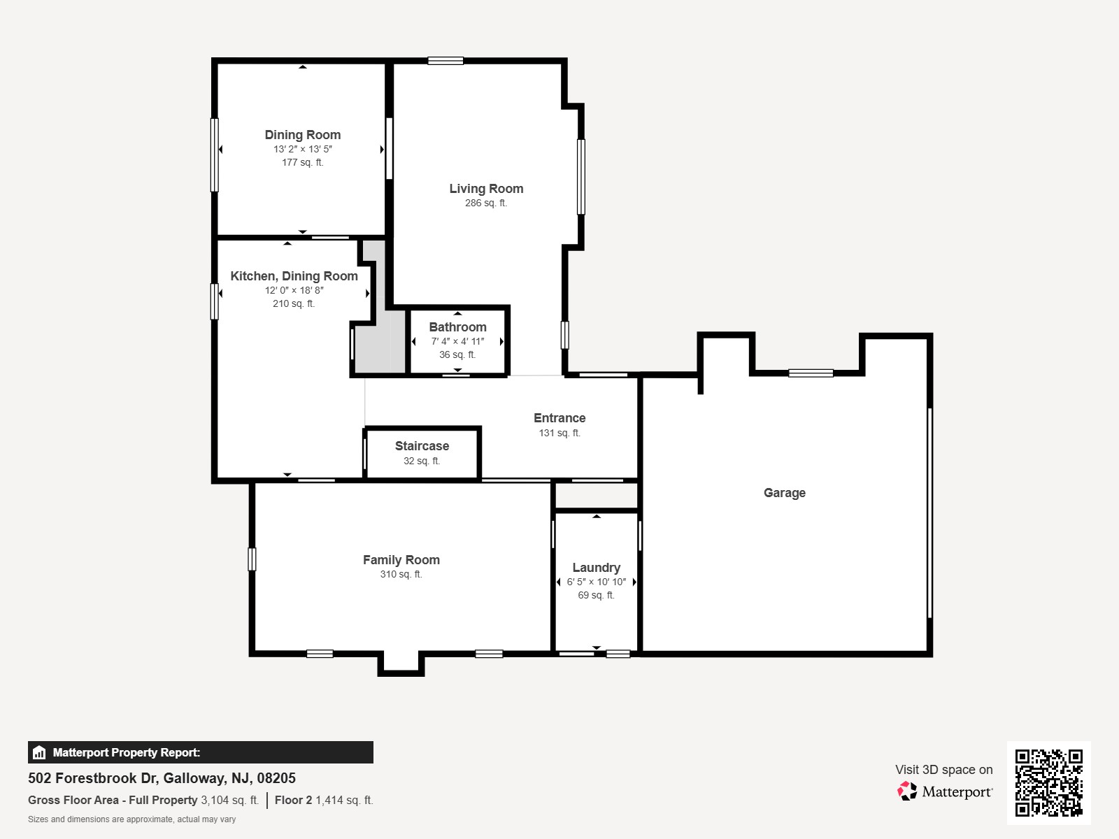 Galloway, New Jersey, 08205, United States, 4 Bedrooms Bedrooms, ,3 BathroomsBathrooms,Residential,For Sale,2048646