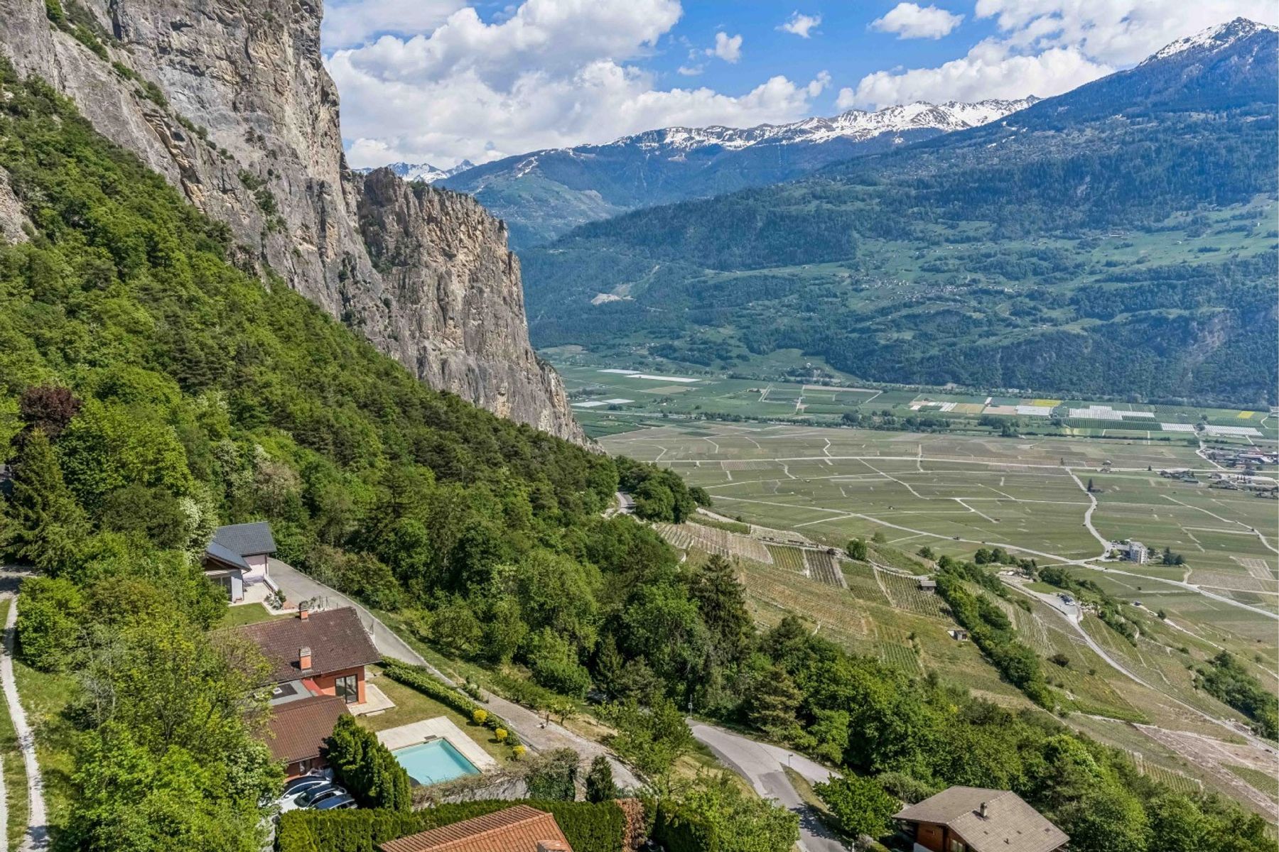  Exceptional villa with swimming pool and spectacular valley views - Chamoson - 物件實景