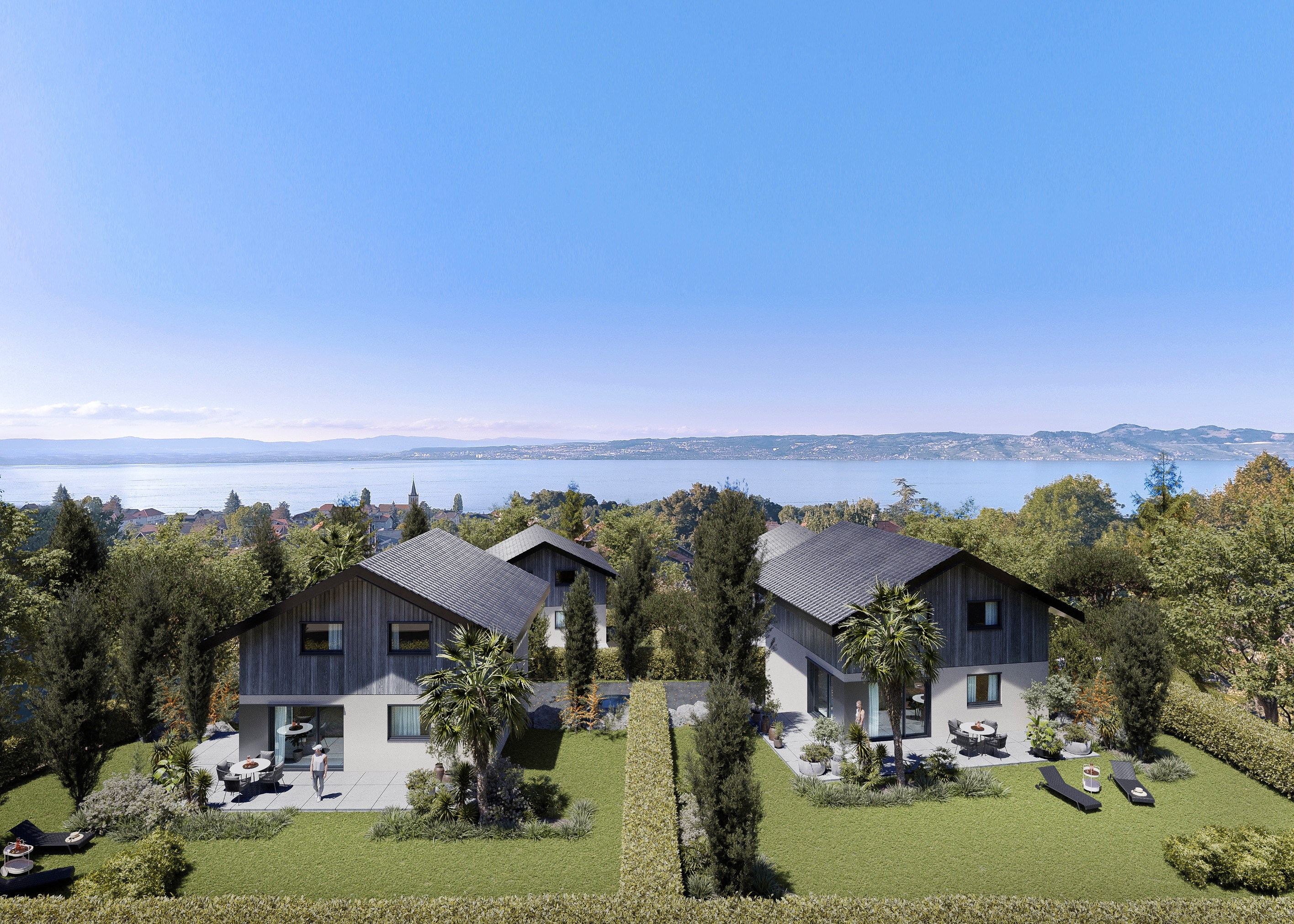  Maxilly, off-plan villa with view on the lake - 物件實景