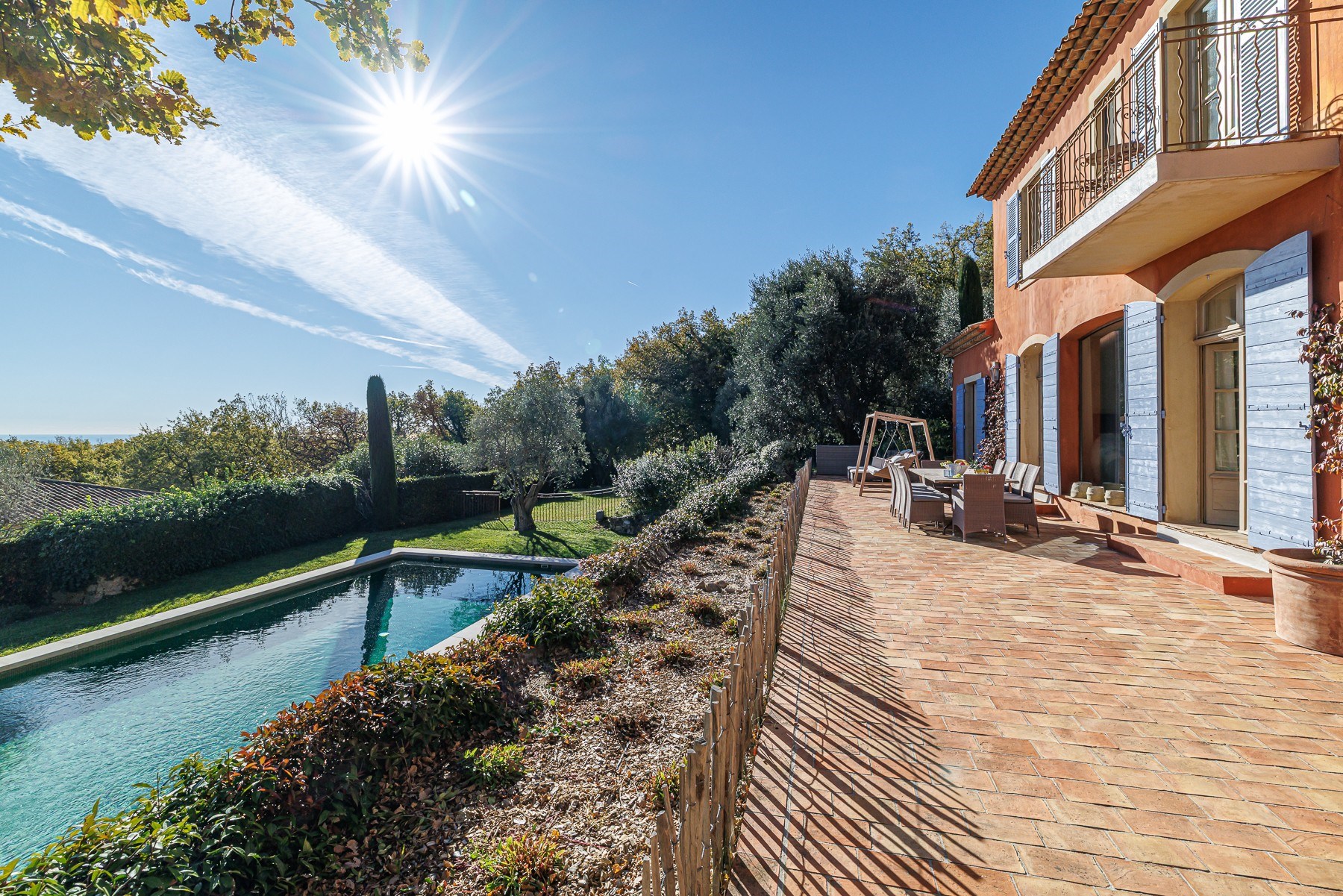  Vence bastide 290 sqm panoramic sea view land 4300 sqm heated pool Provence sty… - 物件實景