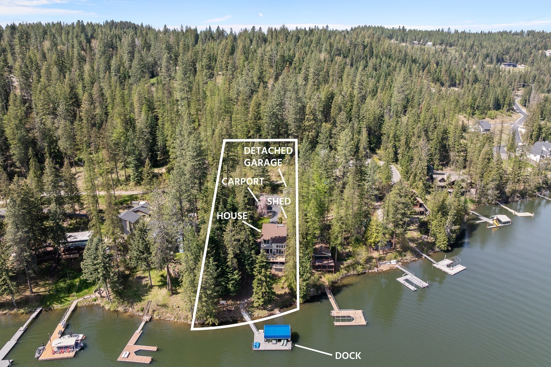  Hayden Lake Year Round Waterfront Living - 物件實景