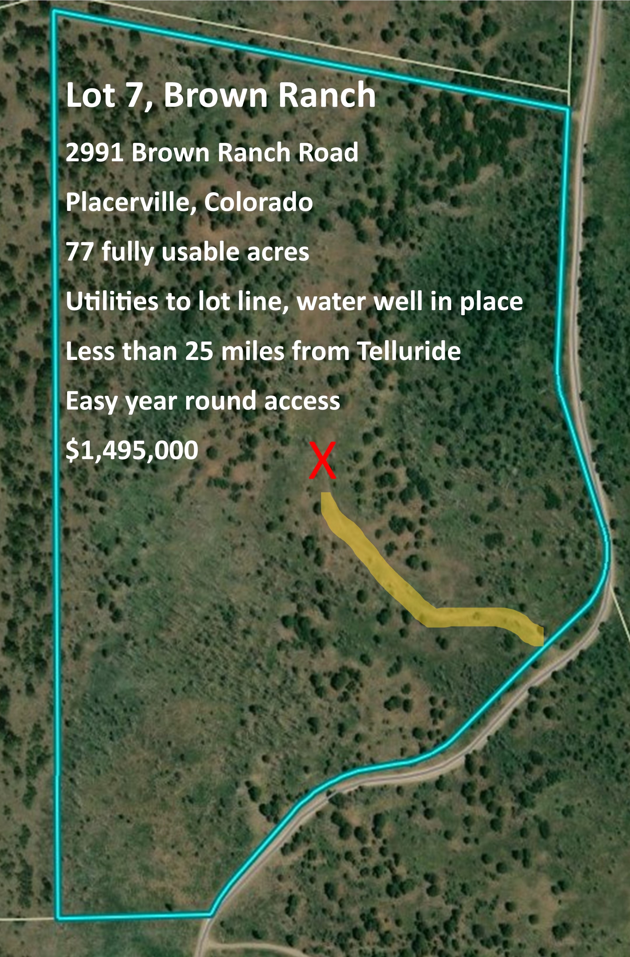  Acreage, Privacy and Easy Access to Telluride - 物件實景