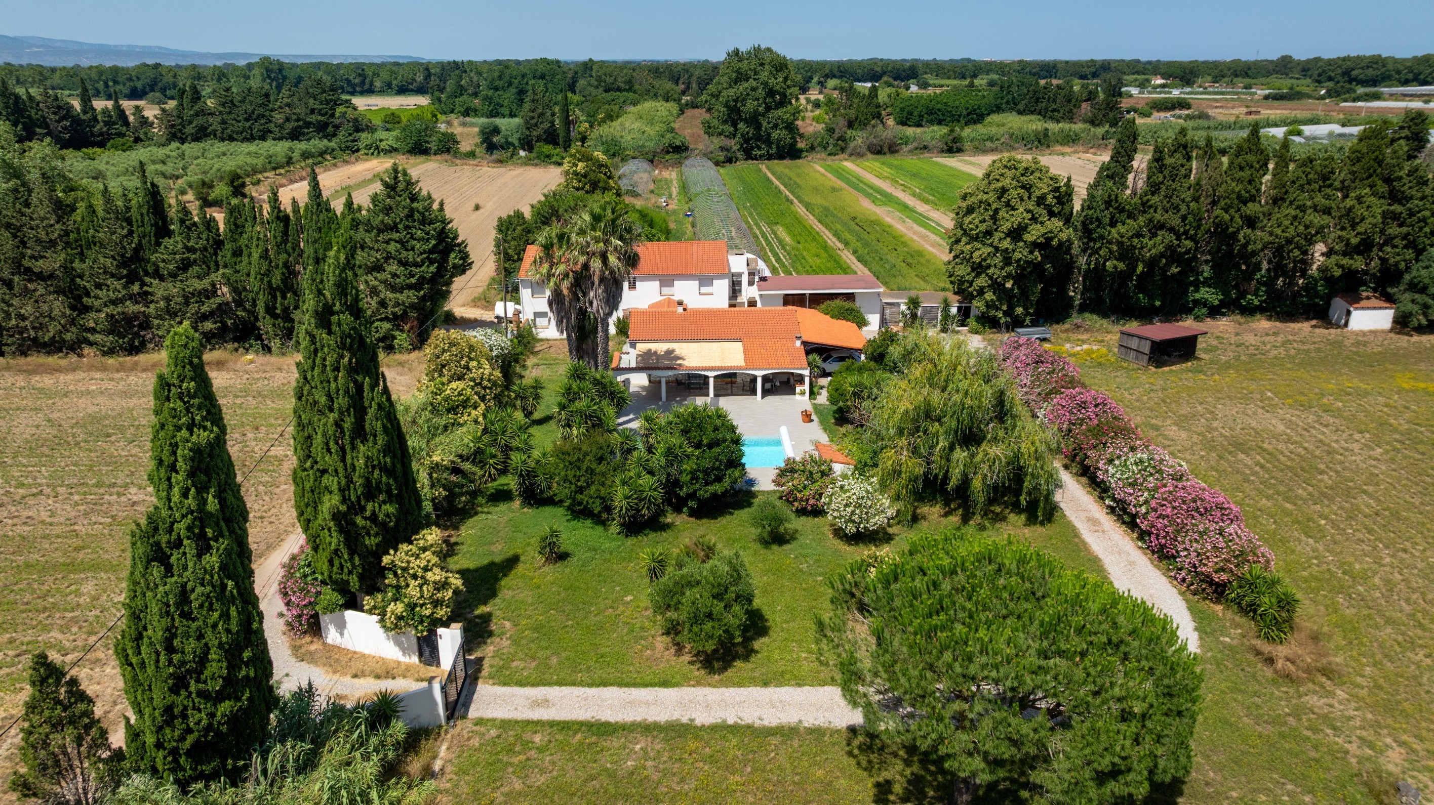  Peaceful retreat near Perpignan with pool and view of the Pyrénées - 物件實景