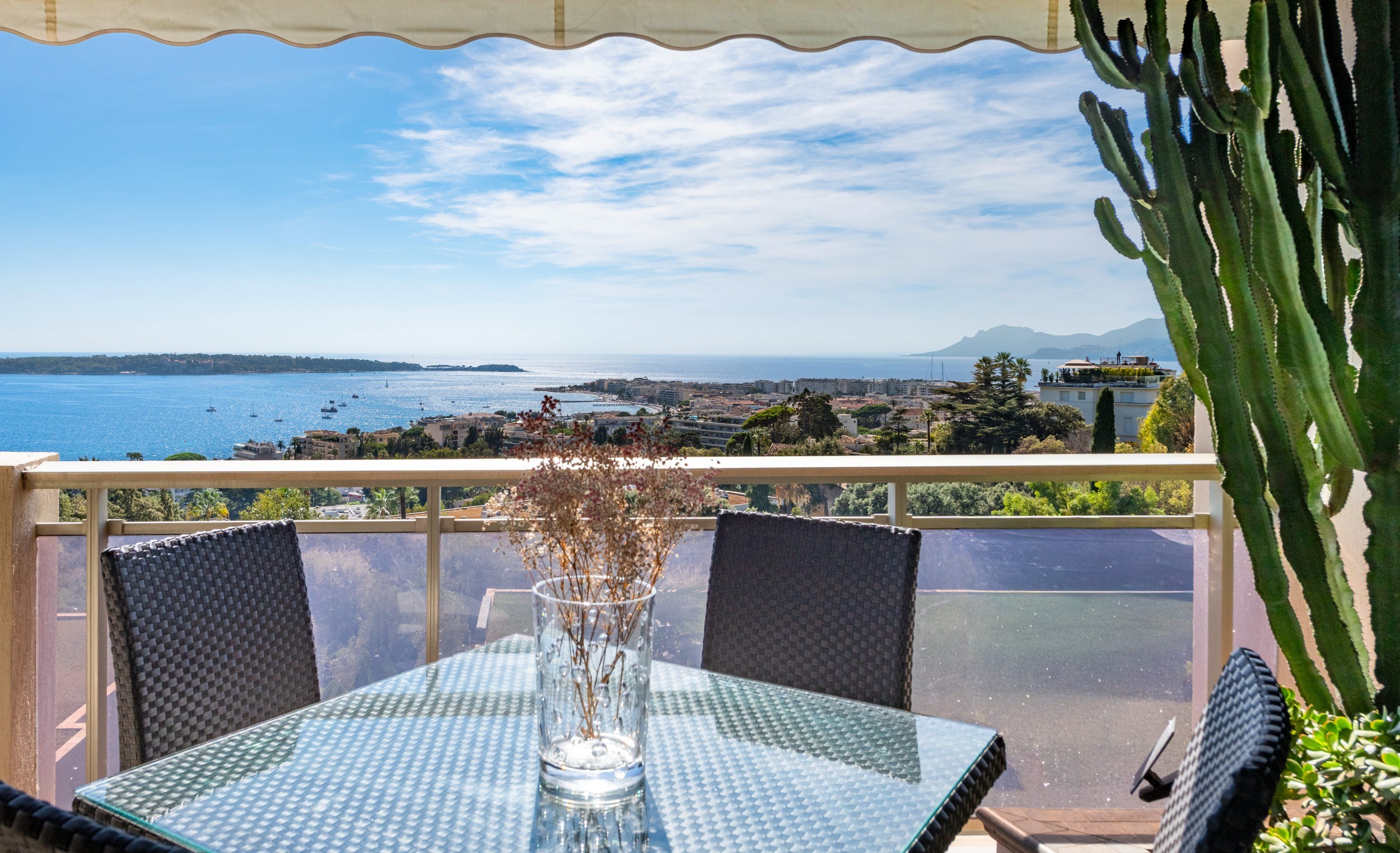  Cannes residential area, unique penthouse with panoramic sea view - 物件實景