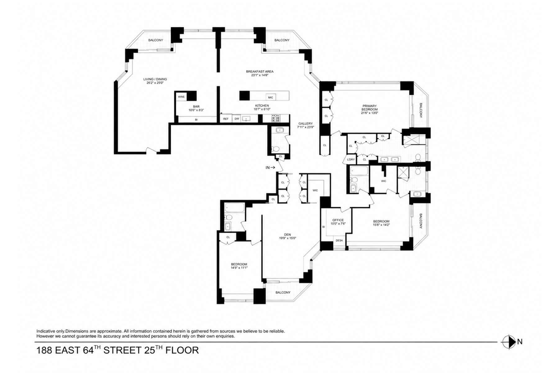  188 East 64th Street, 2506 - 物件實景