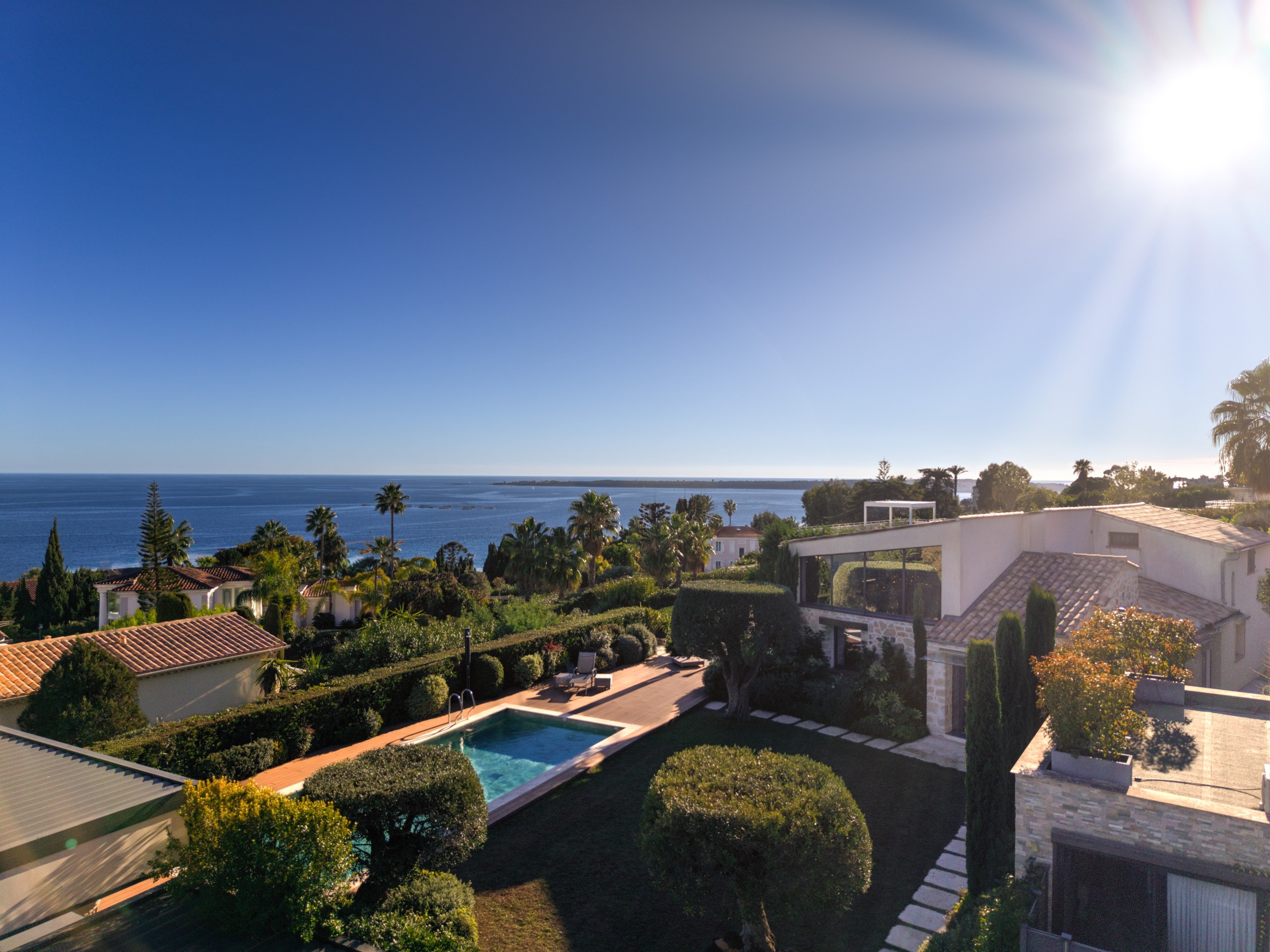  Contemporary villa with panoramic sea view in Cannes Eden, French Riviera - 物件實景