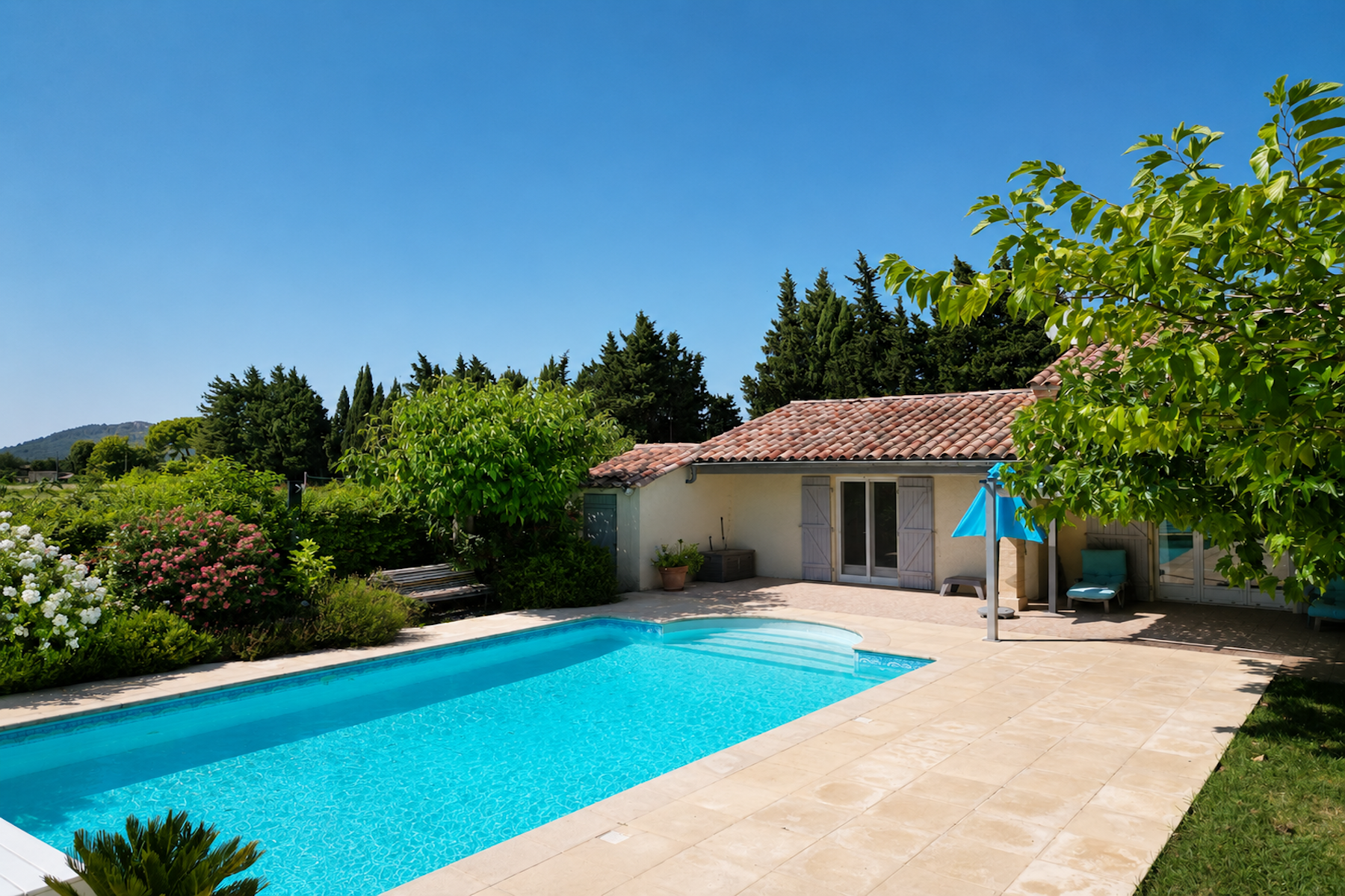  Exceptional Provençal Property – 128 m² – Cévennes Views – 7 km from Uzès - 物件實景