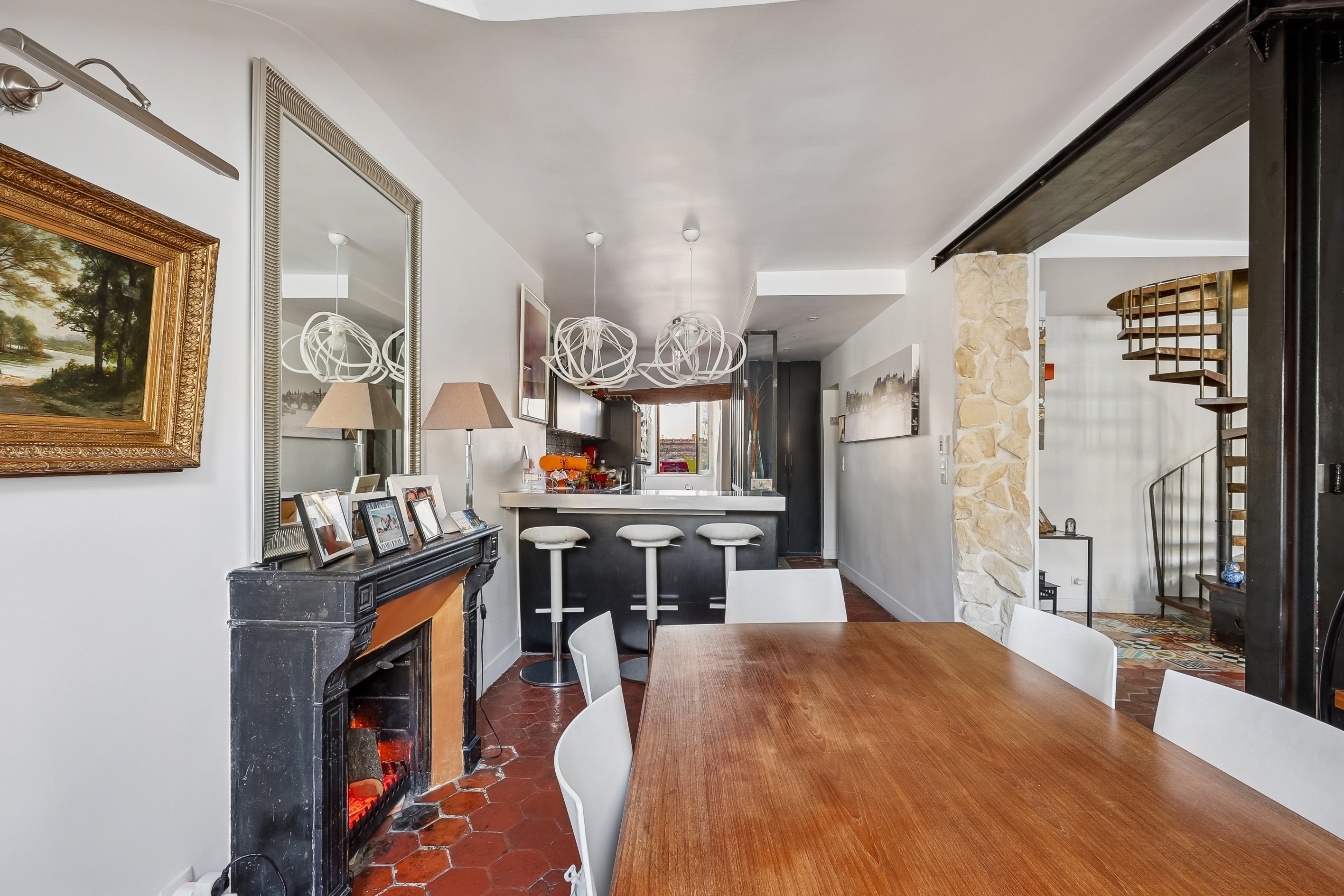  Paris 4th - Ile Saint-Louis - Top floor duplex apartment - 物件實景