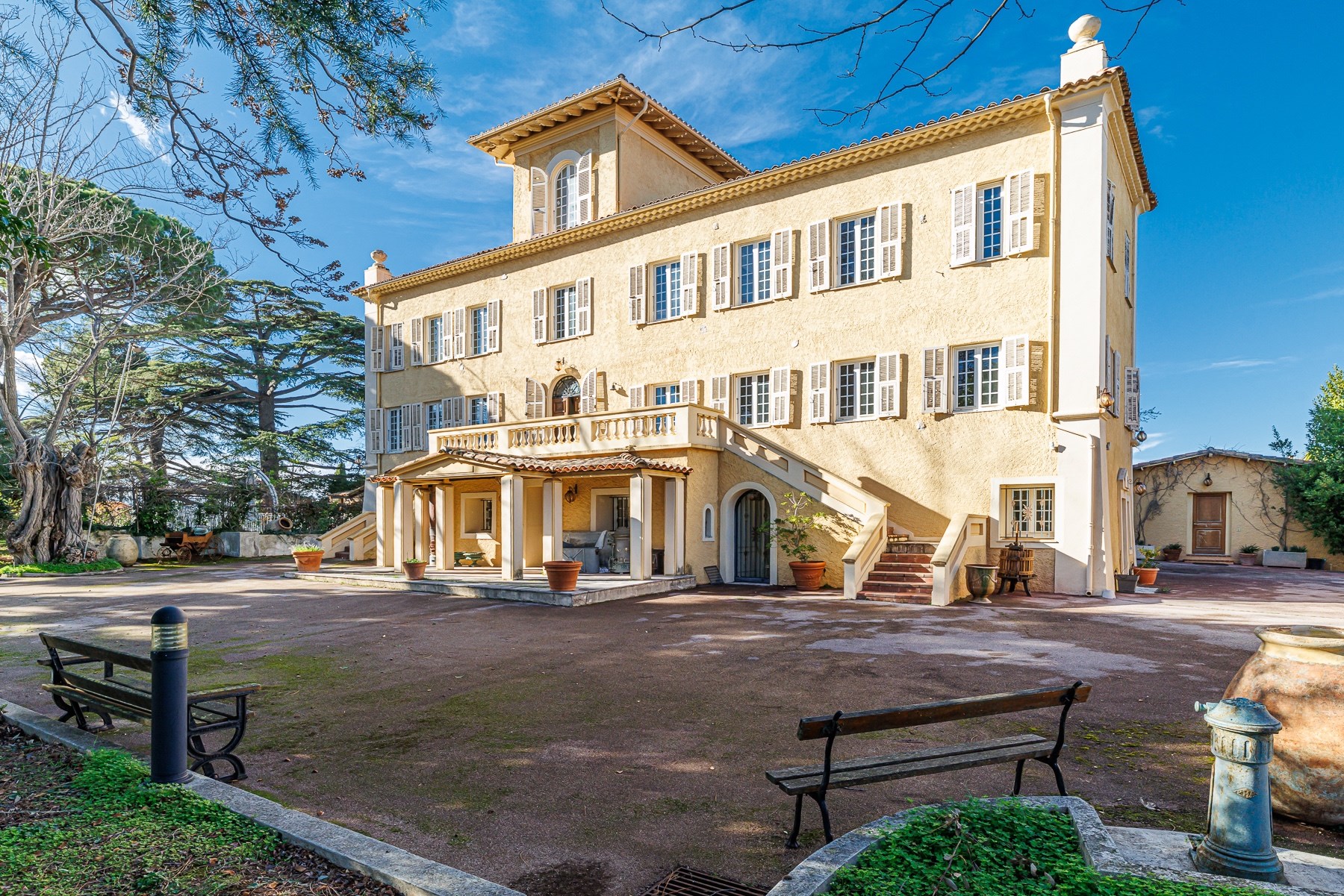  Historic estate with panoramic sea views for sale in Nice Fabron - 物件實景