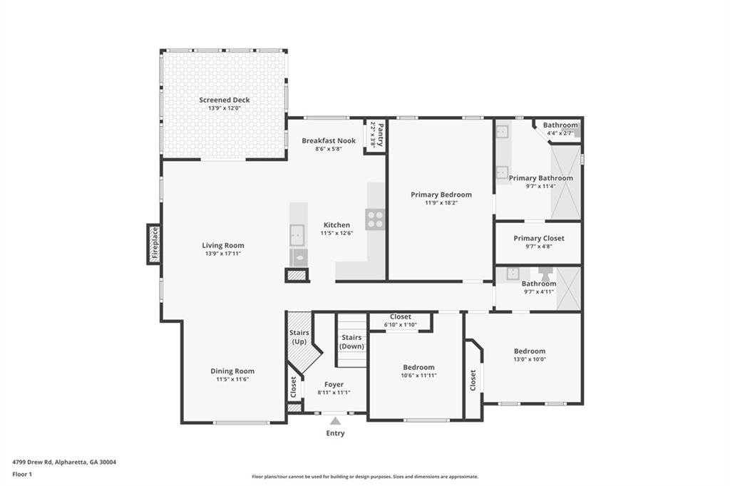 Alpharetta, Georgia, 30004, United States, 4 Bedrooms Bedrooms, ,3 BathroomsBathrooms,Residential,For Sale,1900649