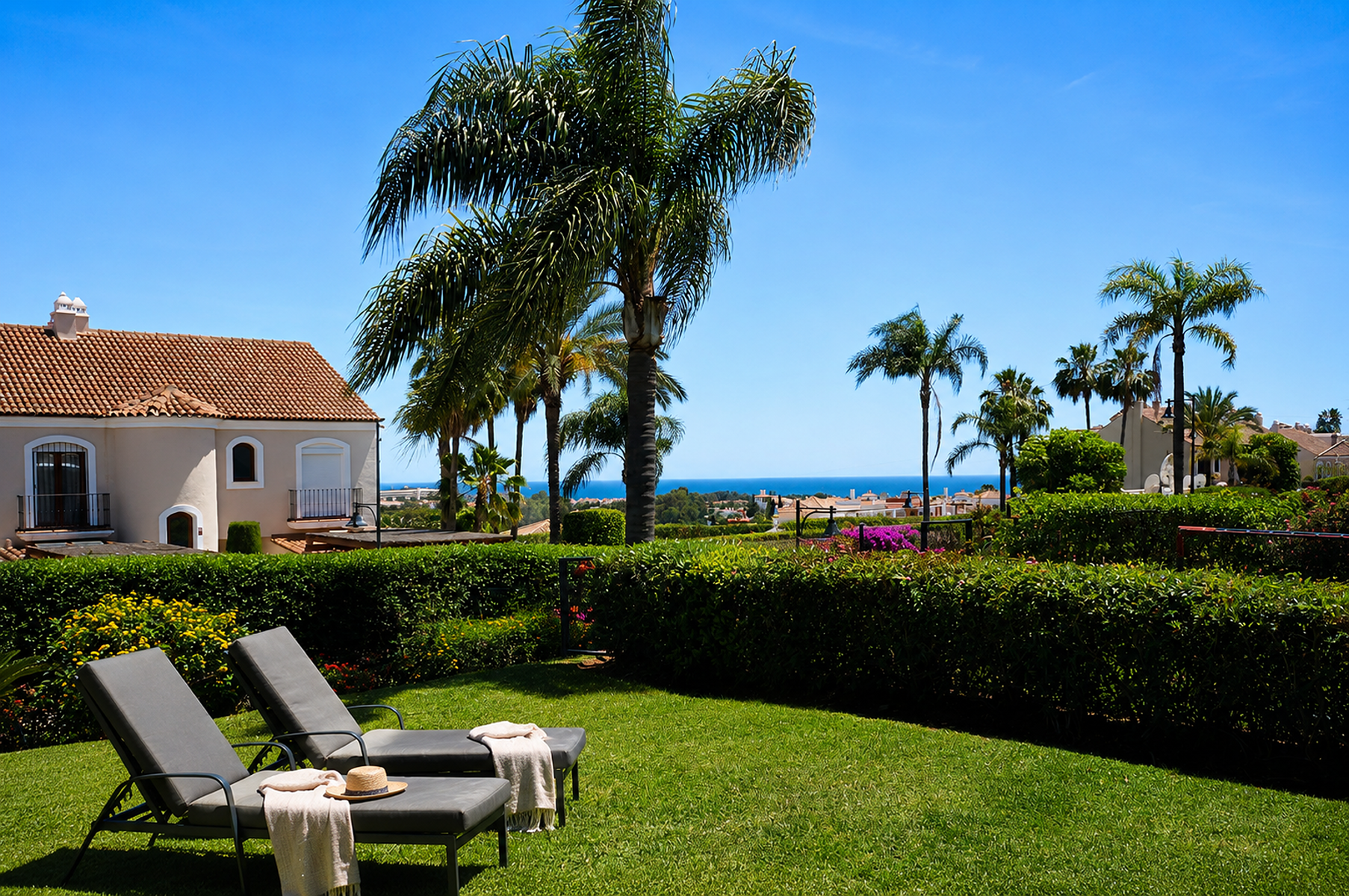  Garden townhouse with sea views in El Paraíso, Estepona - 物件實景