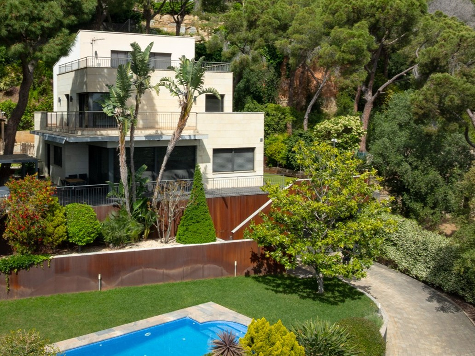  Modern house with sea views and lots of privacy in Premià de Dalt - 物件實景