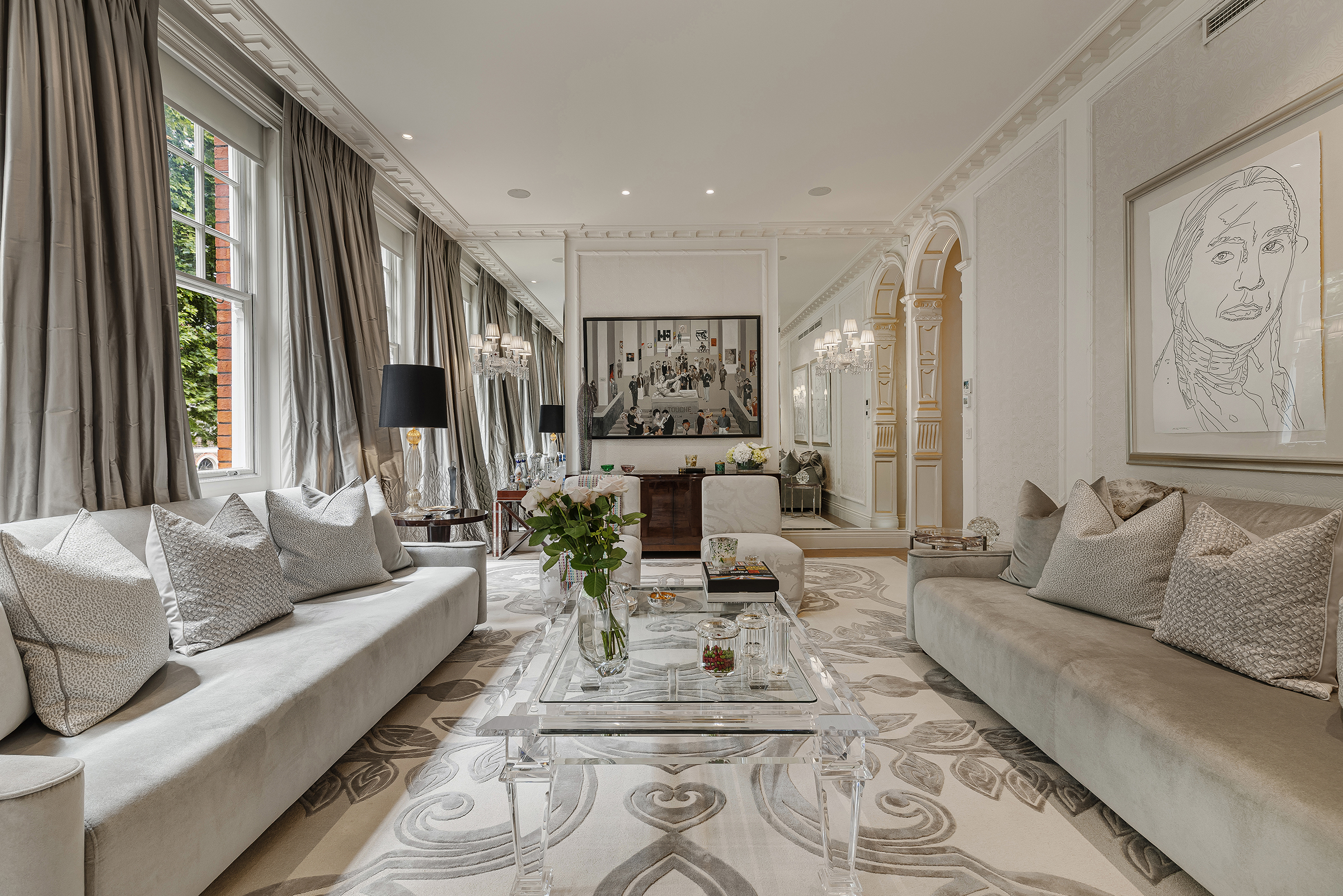  A Grand Mayfair Apartment Overlooking Mount Street Gardens - 物件實景