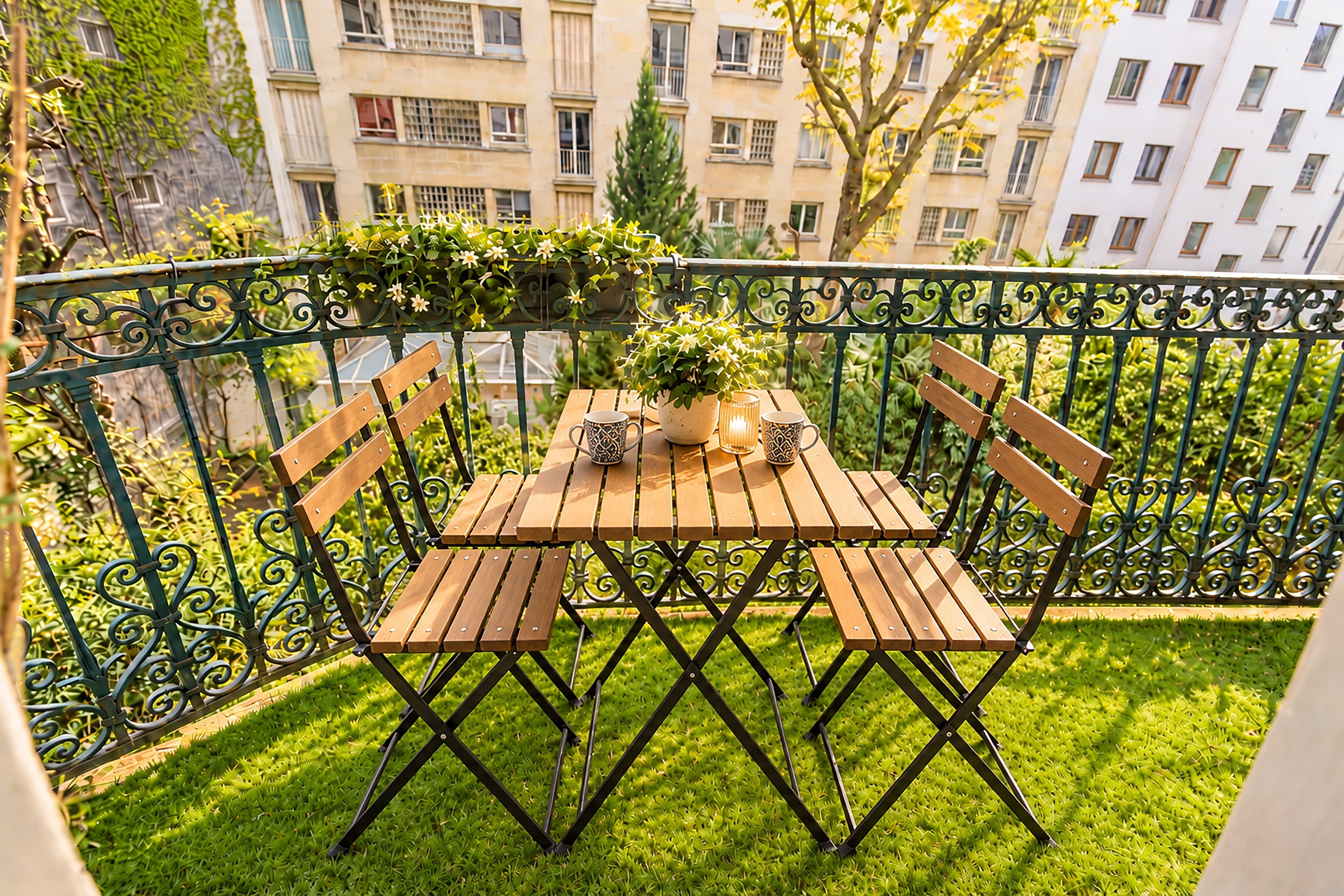  PARIS XVI, Passy, Garden view, 4 bedrooms, balcony - 物件實景