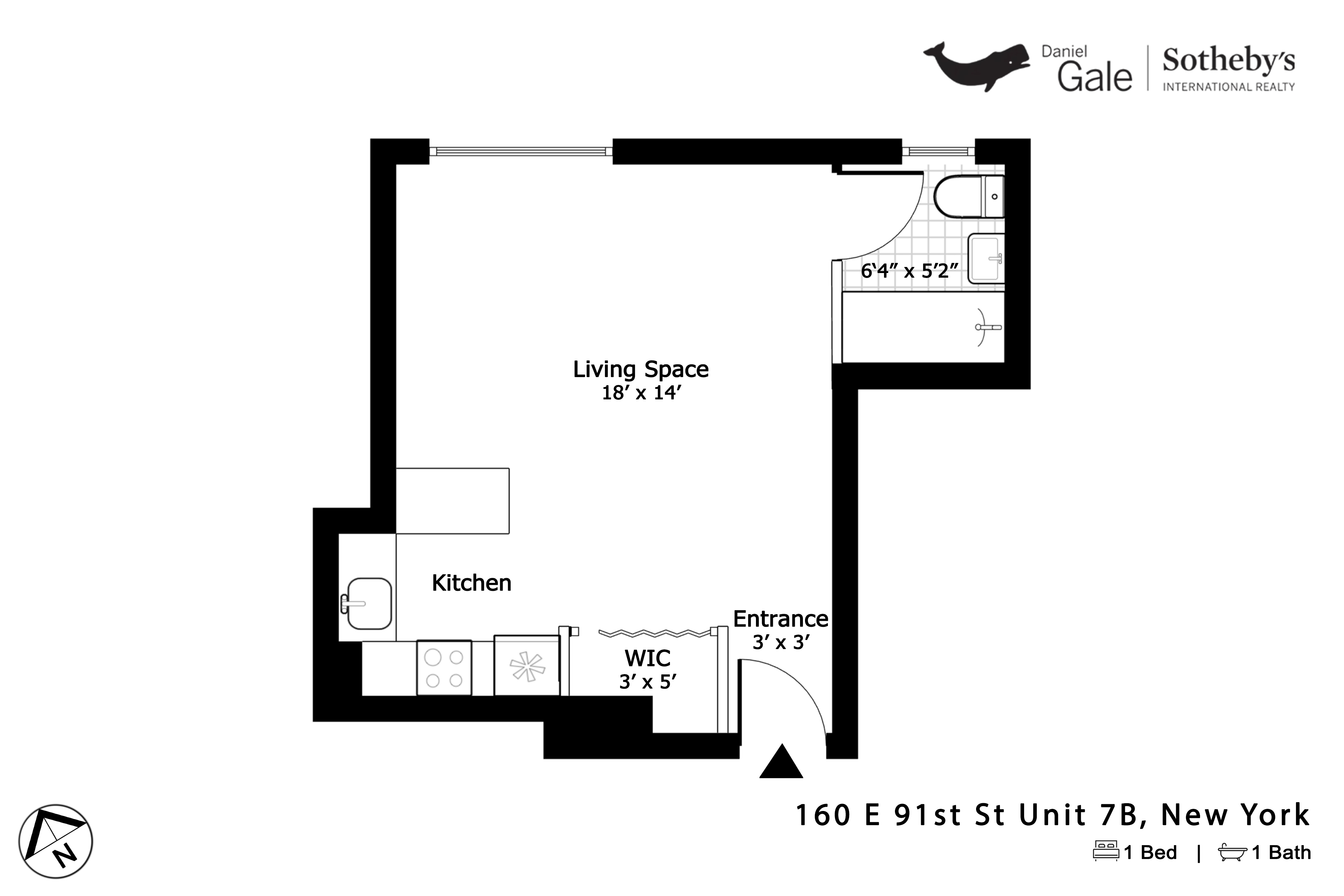 160 East 91st St. 7b, New York, NY, 10128 