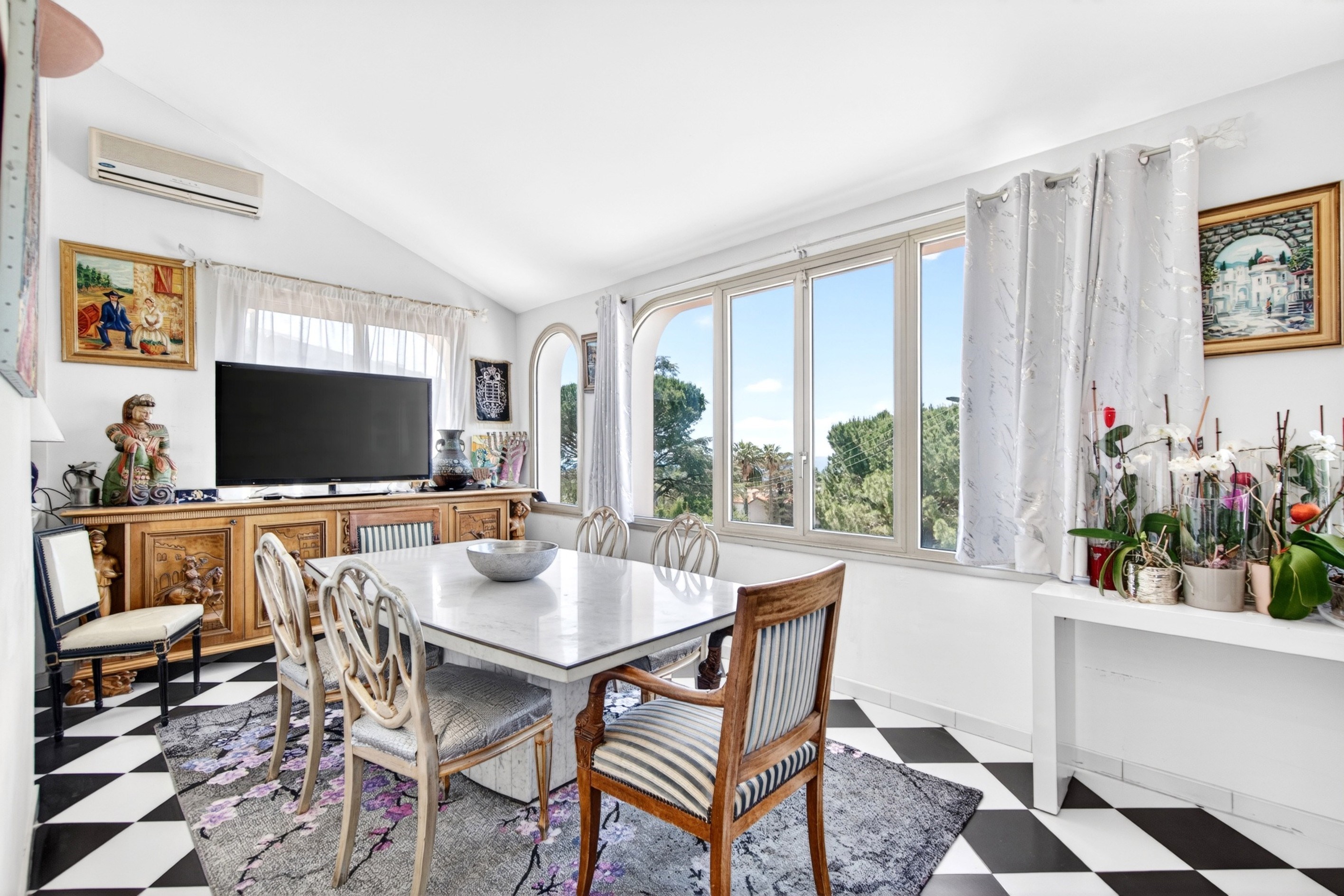  Cannes Croix des Gardes sea view villa with pool and flat landscaped grounds - 物件實景