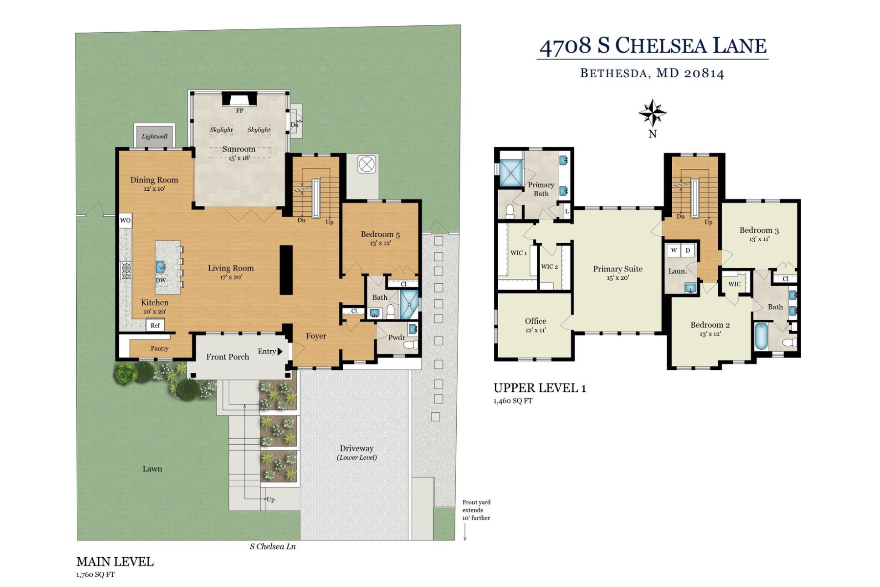  4708 S Chelsea Lane, Bethesda, MD, 20814 - 物件實景