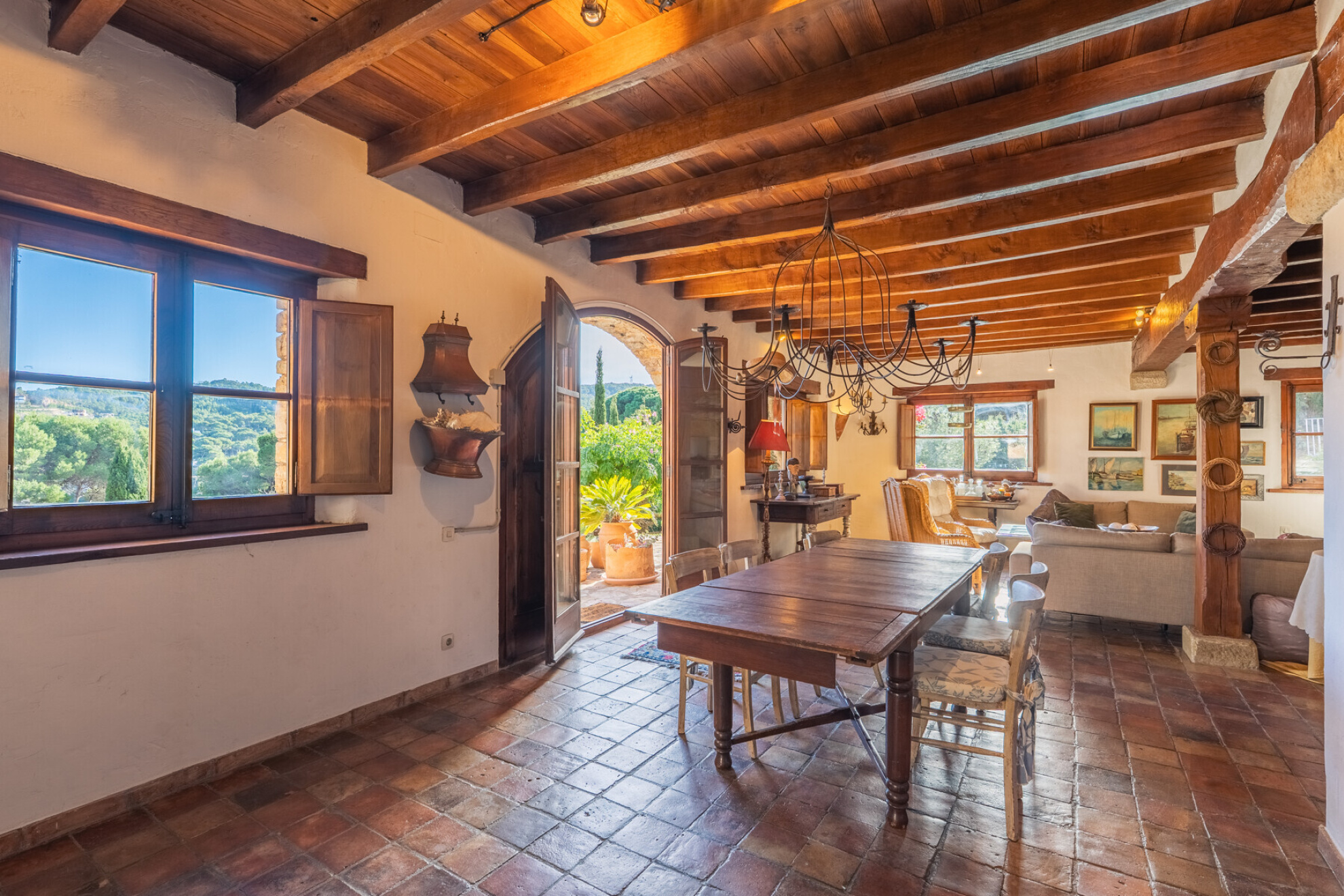  Unique property with sea views in Sa Riera, Begur - 物件實景